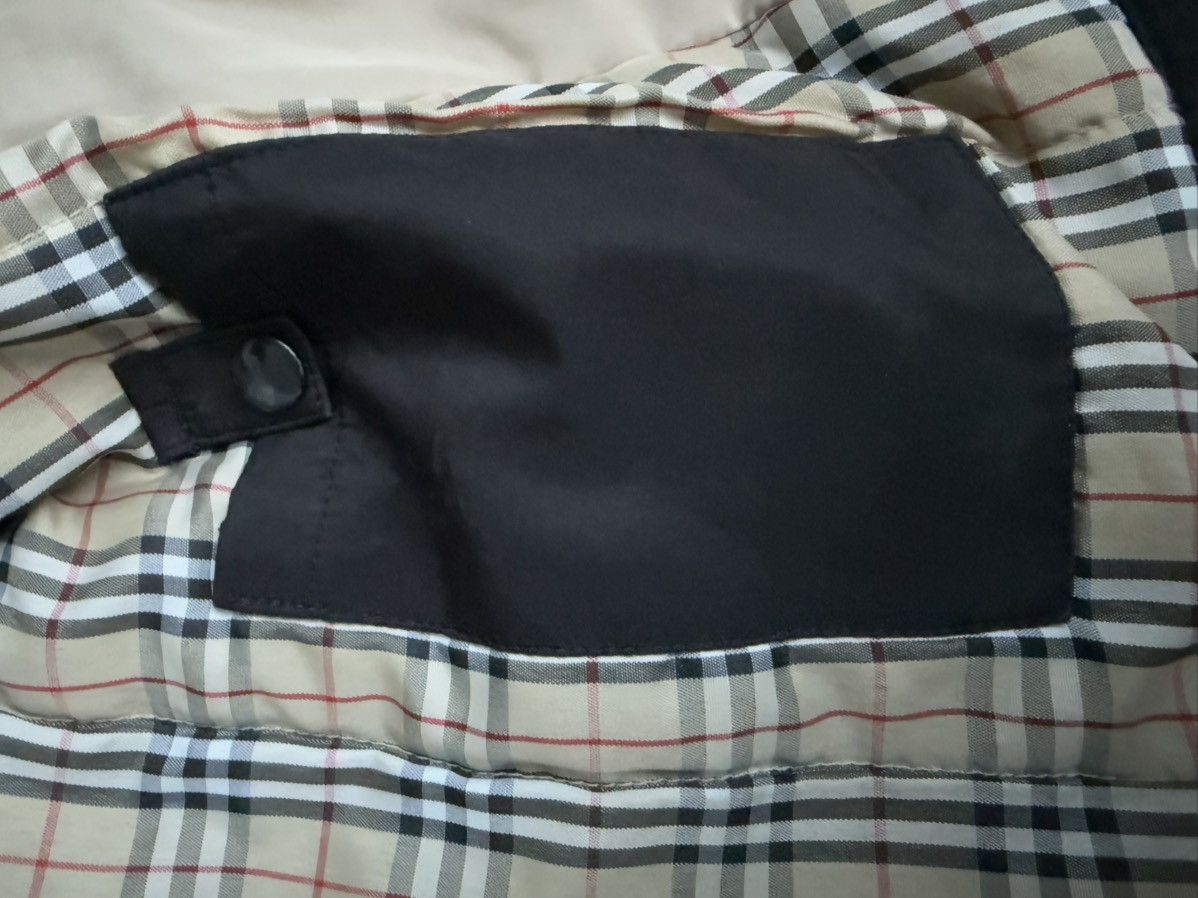 Burberry × Vintage Vintage Burberry Navy Check Black couch jacket Coat Size US M / EU 48-50 / 2 - 7 Thumbnail
