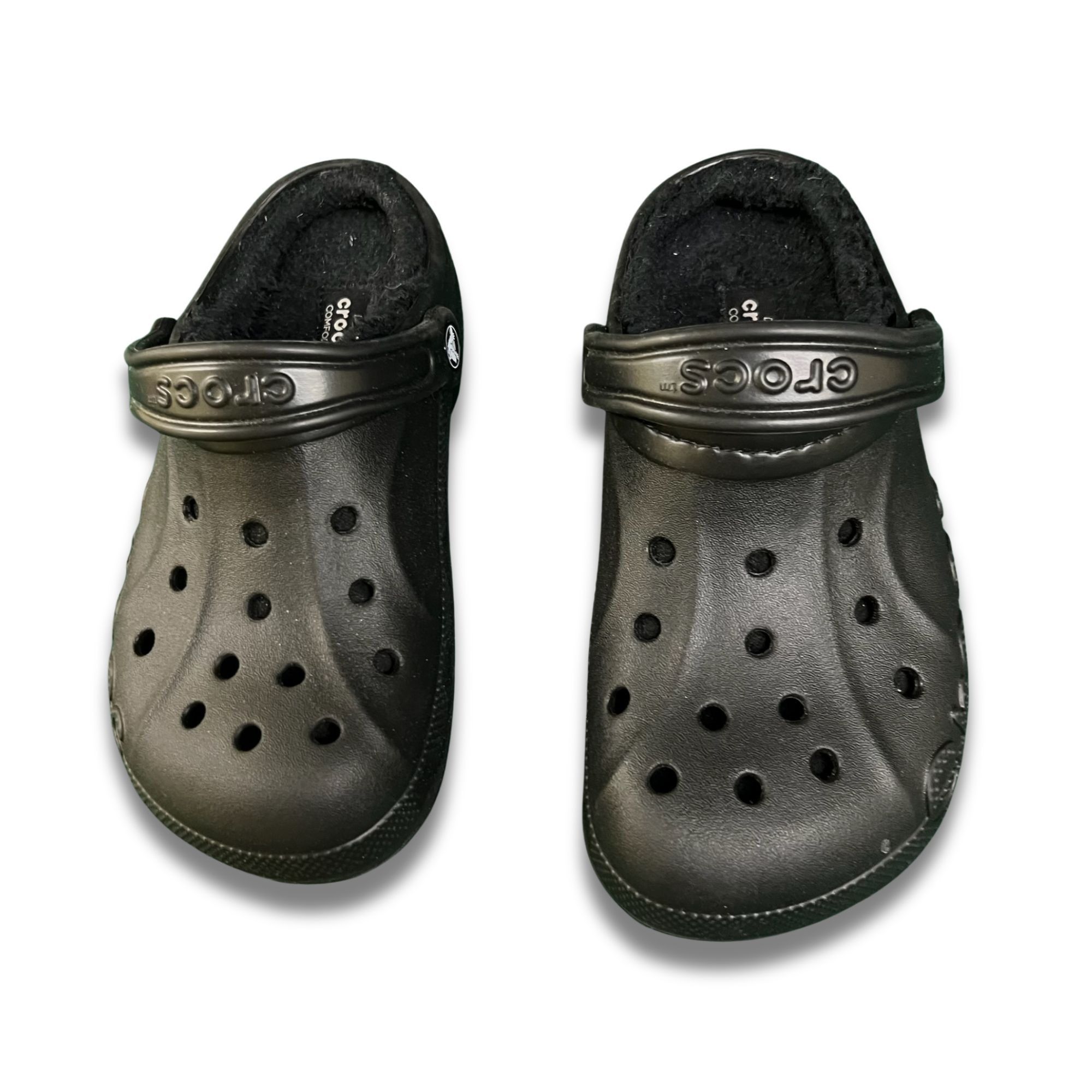 Crocs CROCS Unisex Winter Clogs Metallic Charcoal Lined Comfortabl Size US 4 / IT 34 - 2 Thumbnail