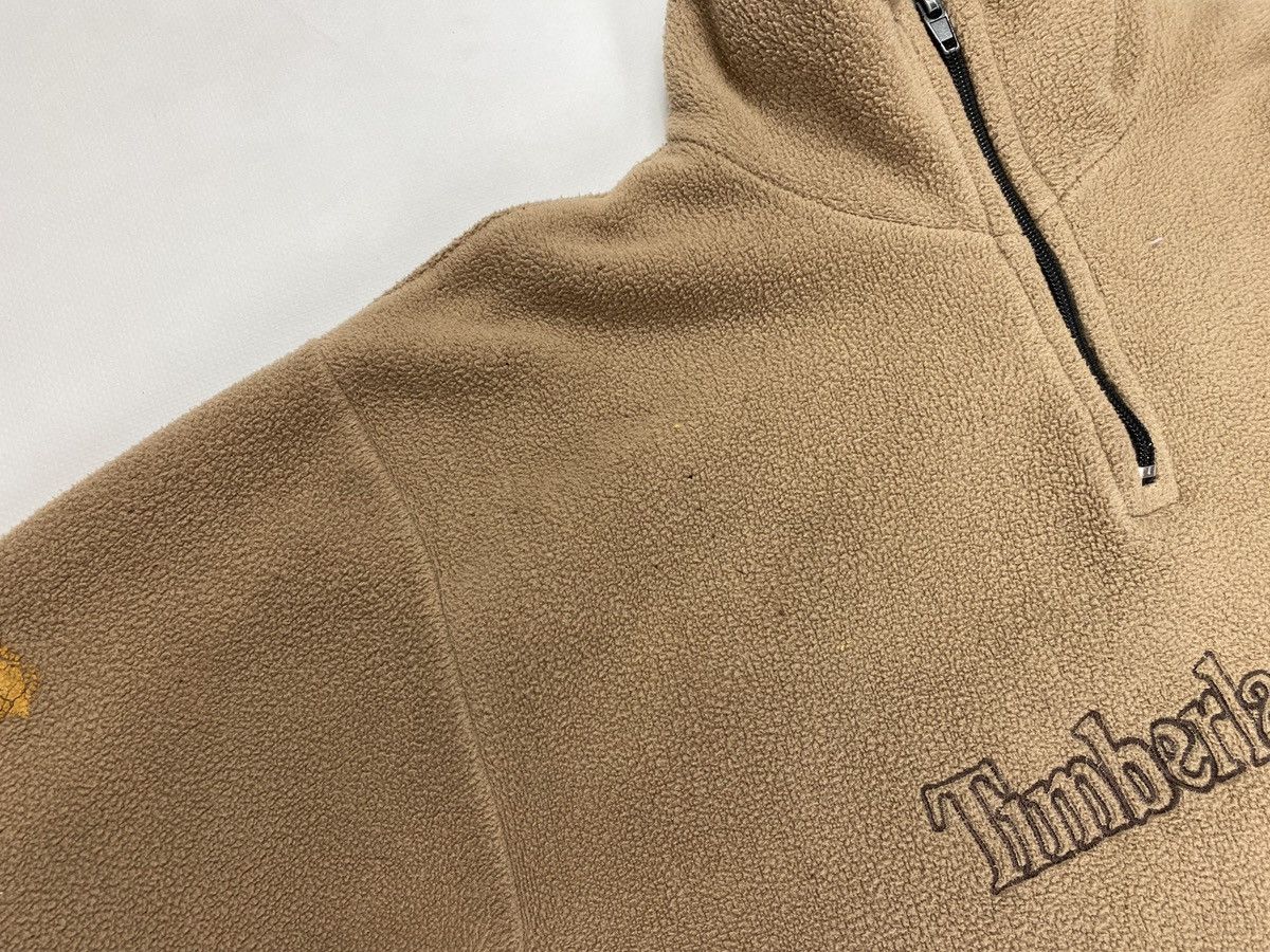 Timberland Timberland Fleece Jacket Trashed Big Embroidered Big Logo Size US L / EU 52-54 / 3 - 9 Thumbnail