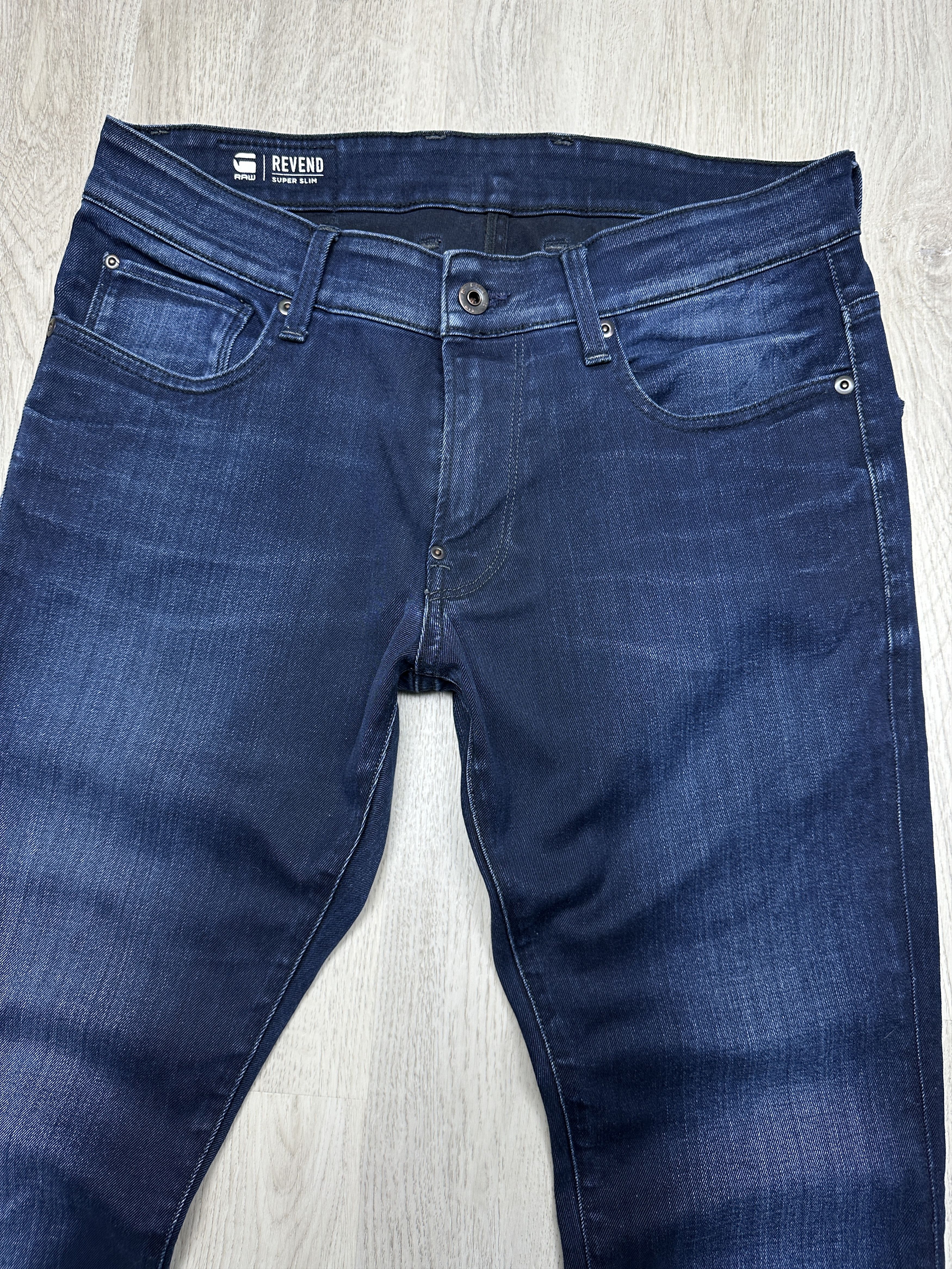 G-Star G Star Raw Mens Revend Super Slim Denim Pants Jeans Size US 33 - 2 Thumbnail