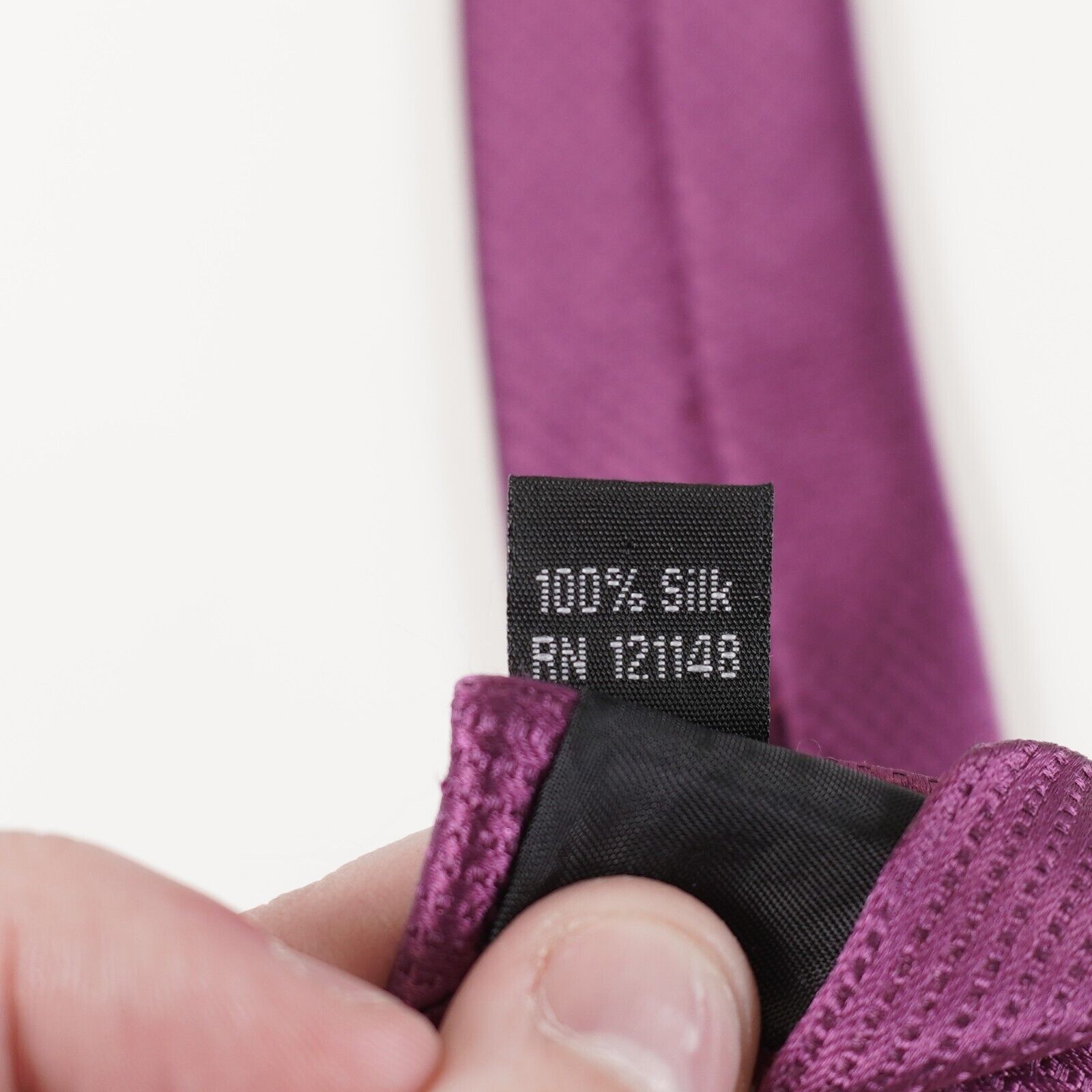 Michael Kors Michael Kors Purple Polka Dot Woven Silk Tie Size ONE SIZE - 5 Thumbnail