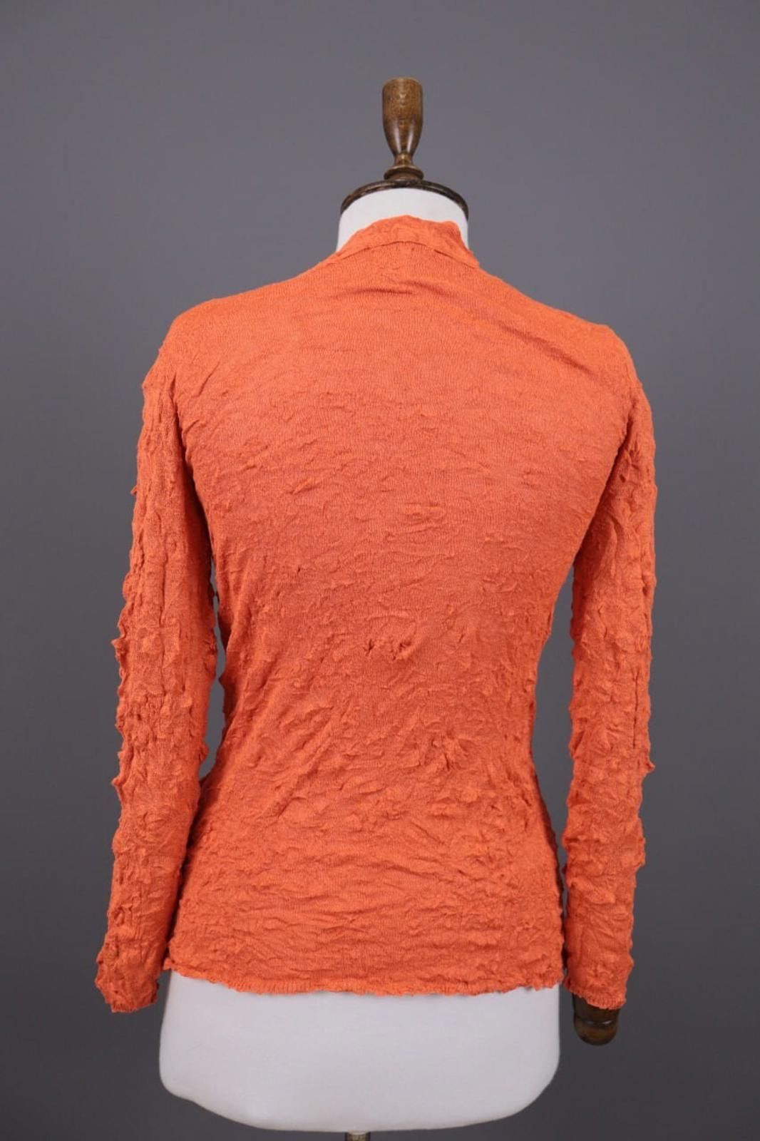 Designer Aventures des Toiles Orange Button Down Shirt Size 38 / S Size M / US 6-8 / IT 42-44 - 9 Thumbnail