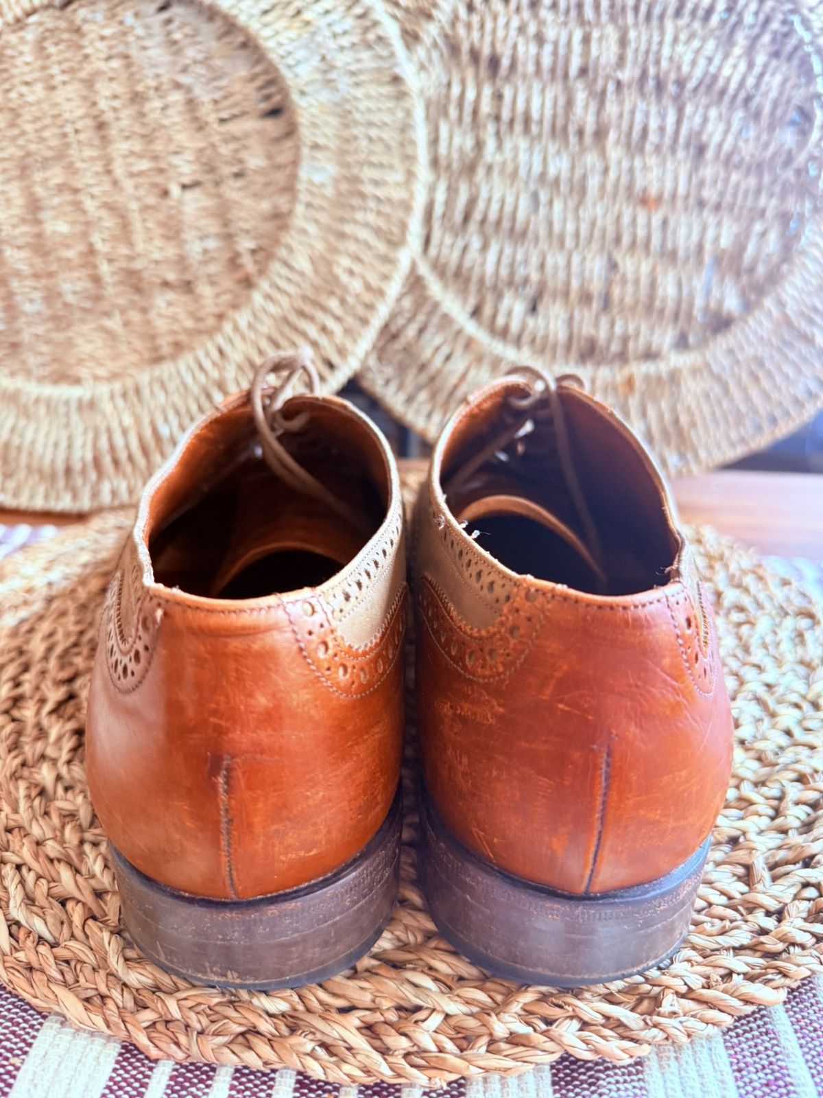 Bruno Magli `Bruno Magli Italy Two-Tone Brogue Heritage Leather 10.5` Size US 10.5 / EU 43-44 - 3 Thumbnail