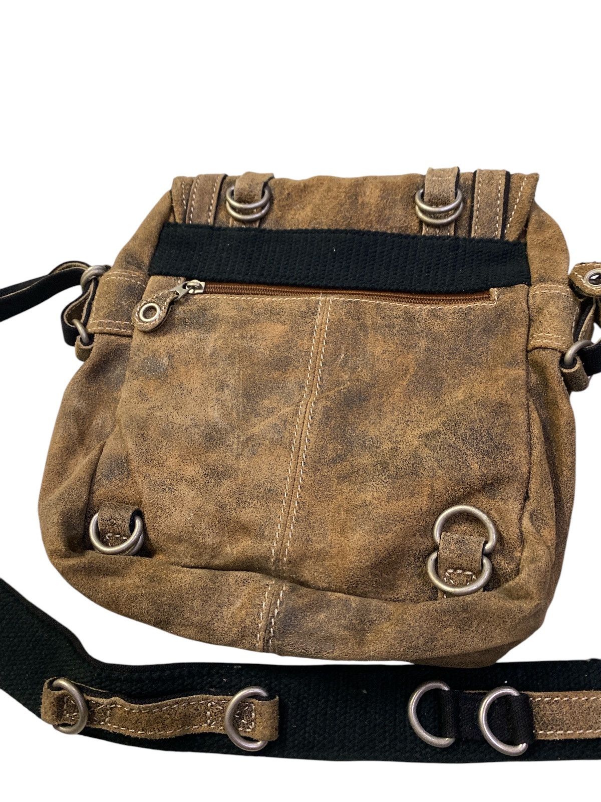 Genuine Leather × If Six Was Nine Rare Vintage Beverly Hills Leather Sling Bag Size ONE SIZE - 9 Thumbnail