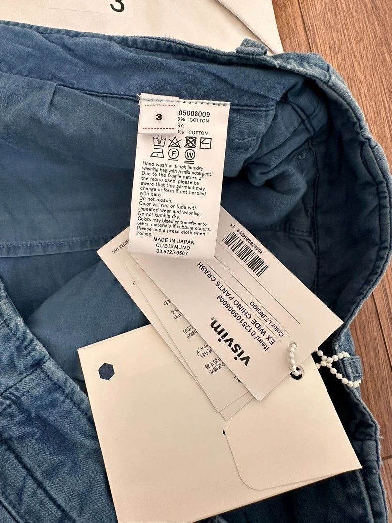 Visvim VisvimVisvim Wide Chino Pants LT Indigo Color-2504 Size US 34 / EU 50 - 5 Thumbnail