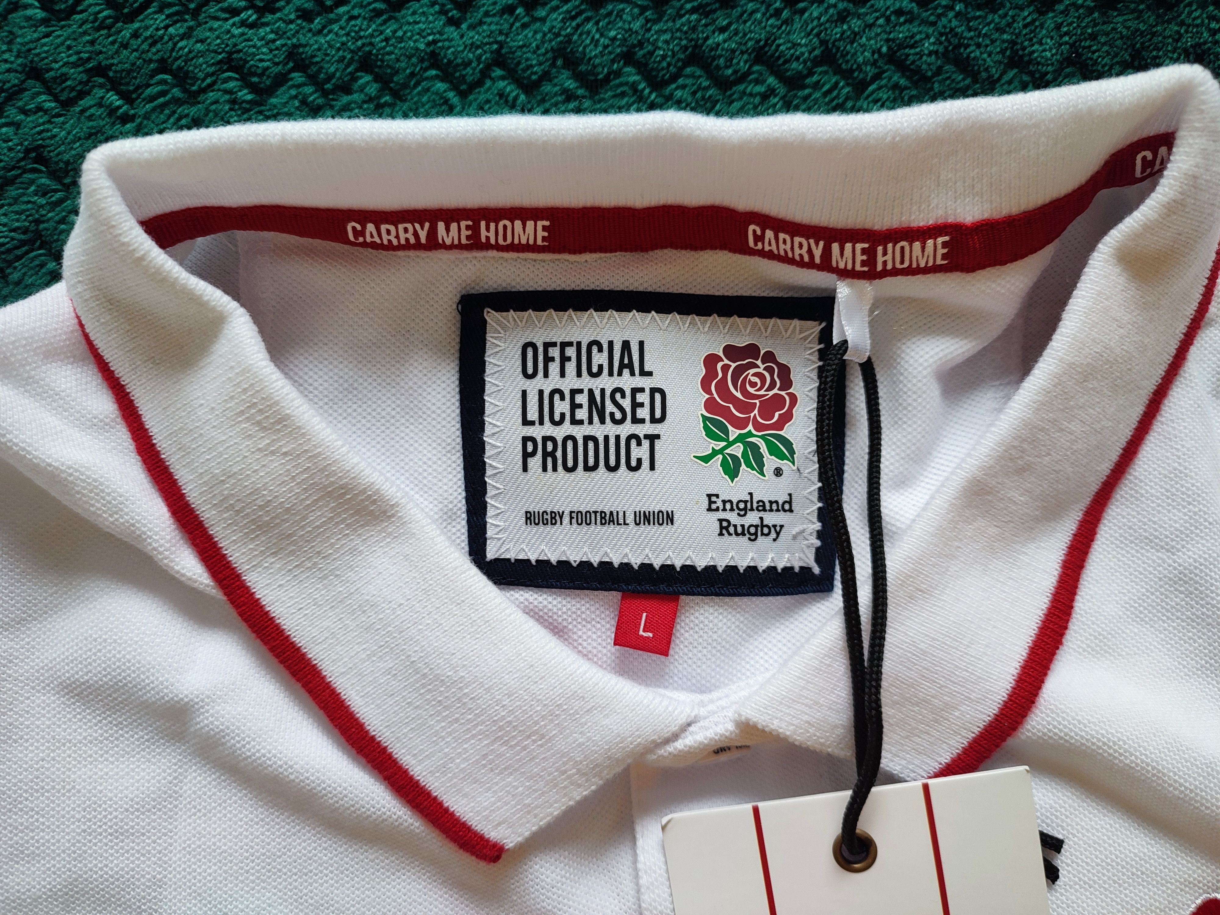 Other New BNWT England Rugby Union Shirt Jersey Official Licensed Size US L / EU 52-54 / 3 - 8 Thumbnail