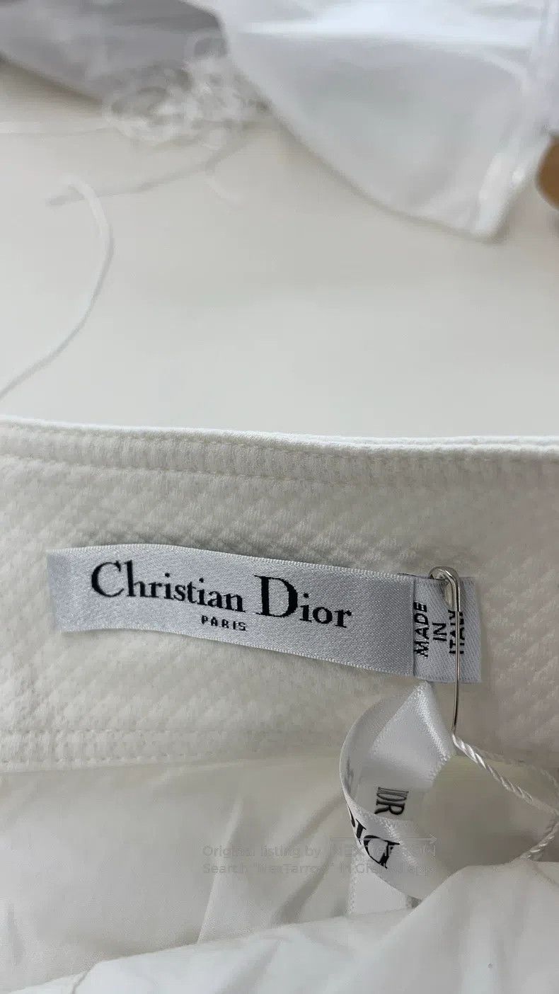 Dior Dior White plaid skirt Size 25" / US 0 / IT 36 - 3 Thumbnail