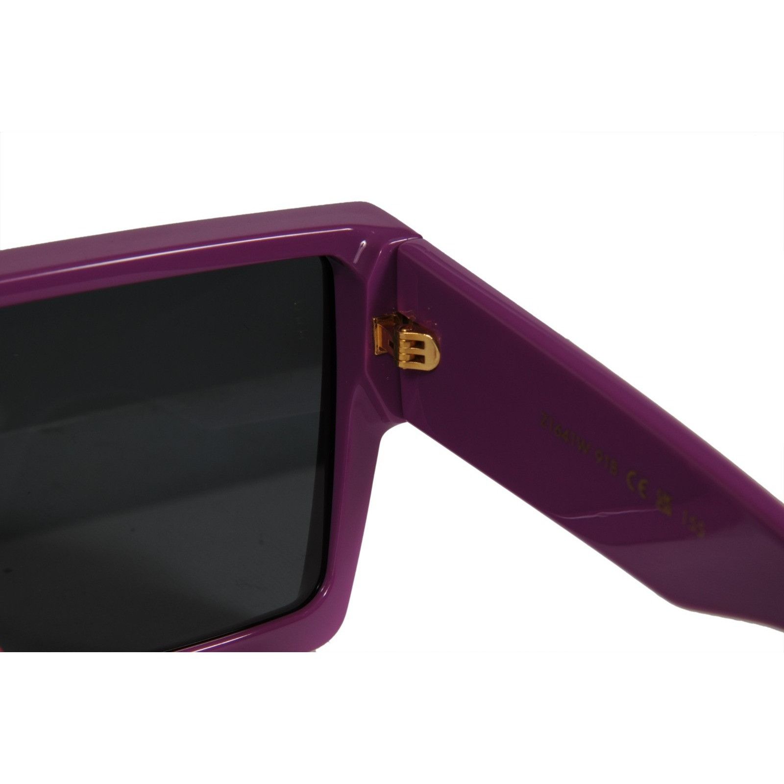 Louis Vuitton Cyclone Sunglasses Purple Square Acetate Glass Size ONE SIZE - 7 Thumbnail