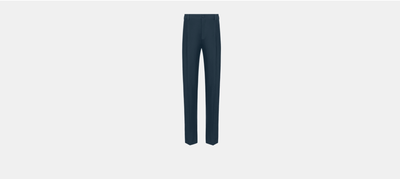 o1w1db10624 Wide-Leg Pants in Navy Blue