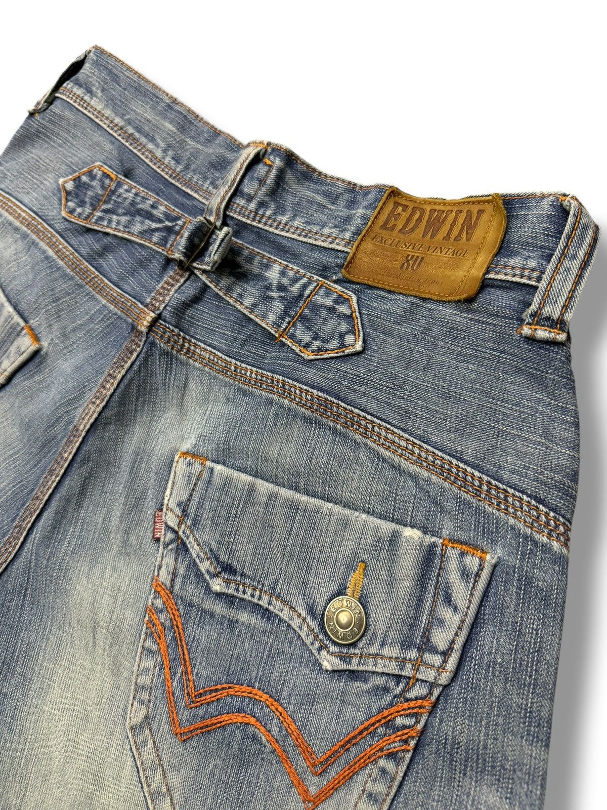 Edwin Vintage Edwin 411XVS Japan Denim Jeans | Y2K Bootcut | W34 Size US 34 / EU 50 - 8 Thumbnail