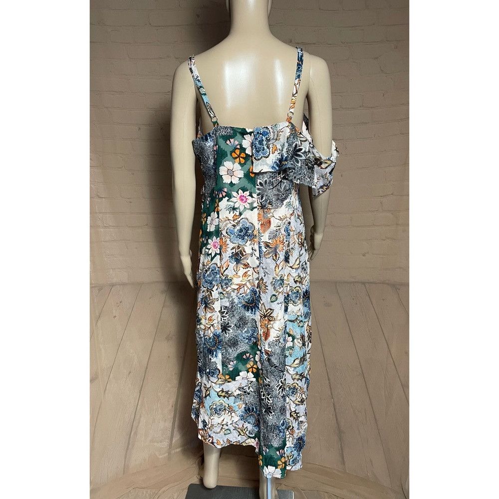 Other NWT New $129 Rachel Rachel Roy Wonderlust Floral Ruffled Dr Size L / US 10 / IT 46 - 5 Thumbnail