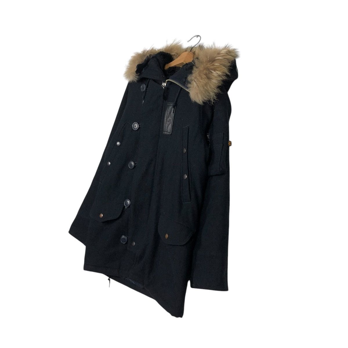 Alpha Industries 🔥VINTAGE PARKA JACKET ALPHA INDUSTRIES USA MINK FUR HOODIE Size US S / EU 44-46 / 1 - 4 Thumbnail