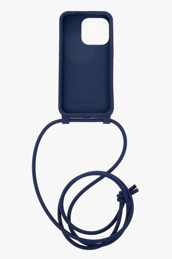 Bottega Veneta o1w1db11024 Size: OS / Iphone 14 Pro Max Case Strap in Blue Size ONE SIZE - 3 Thumbnail
