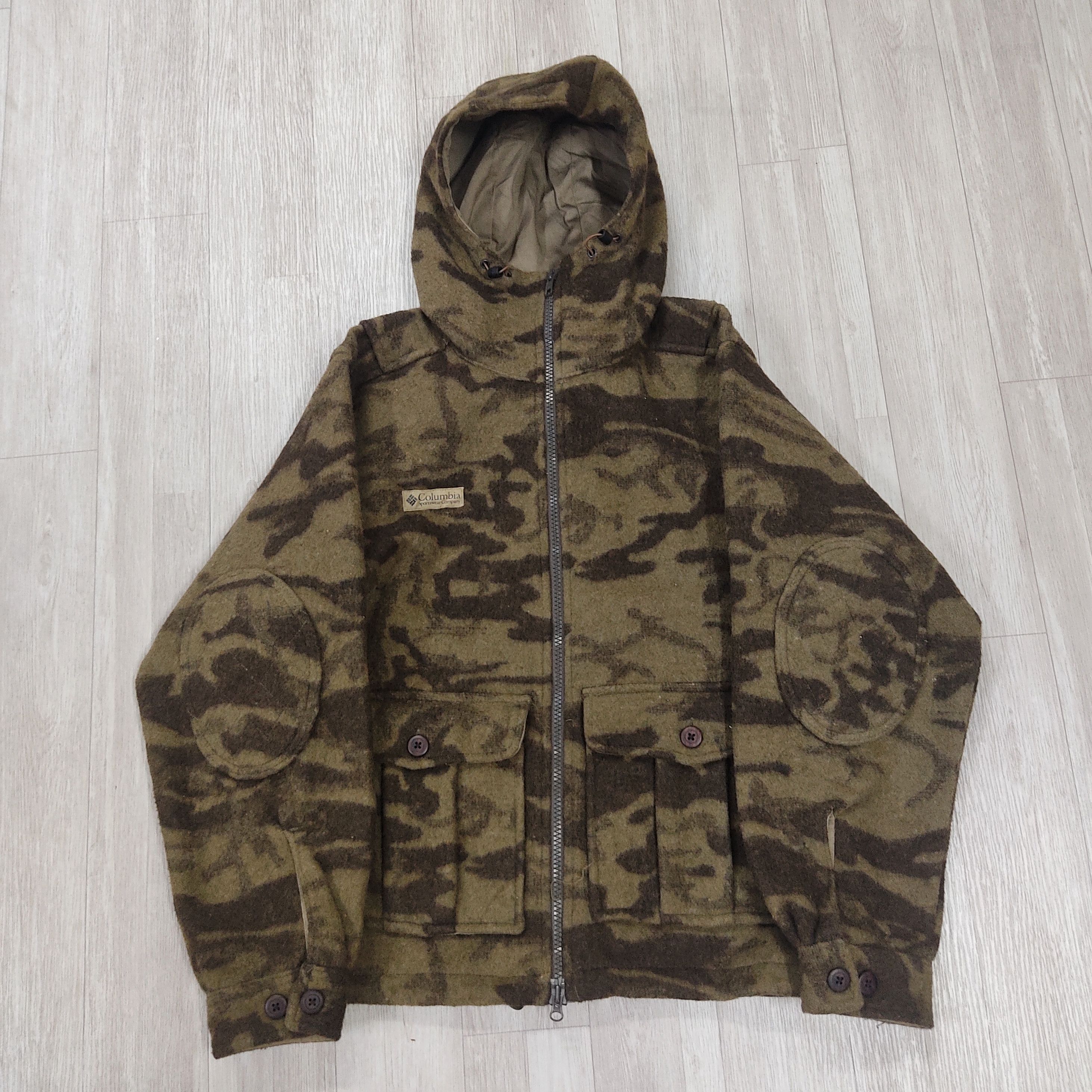 Columbia Vintage Columbia Gallatin Wool Camo Hunting Jacket Size US M / EU 48-50 / 2 - 3 Thumbnail
