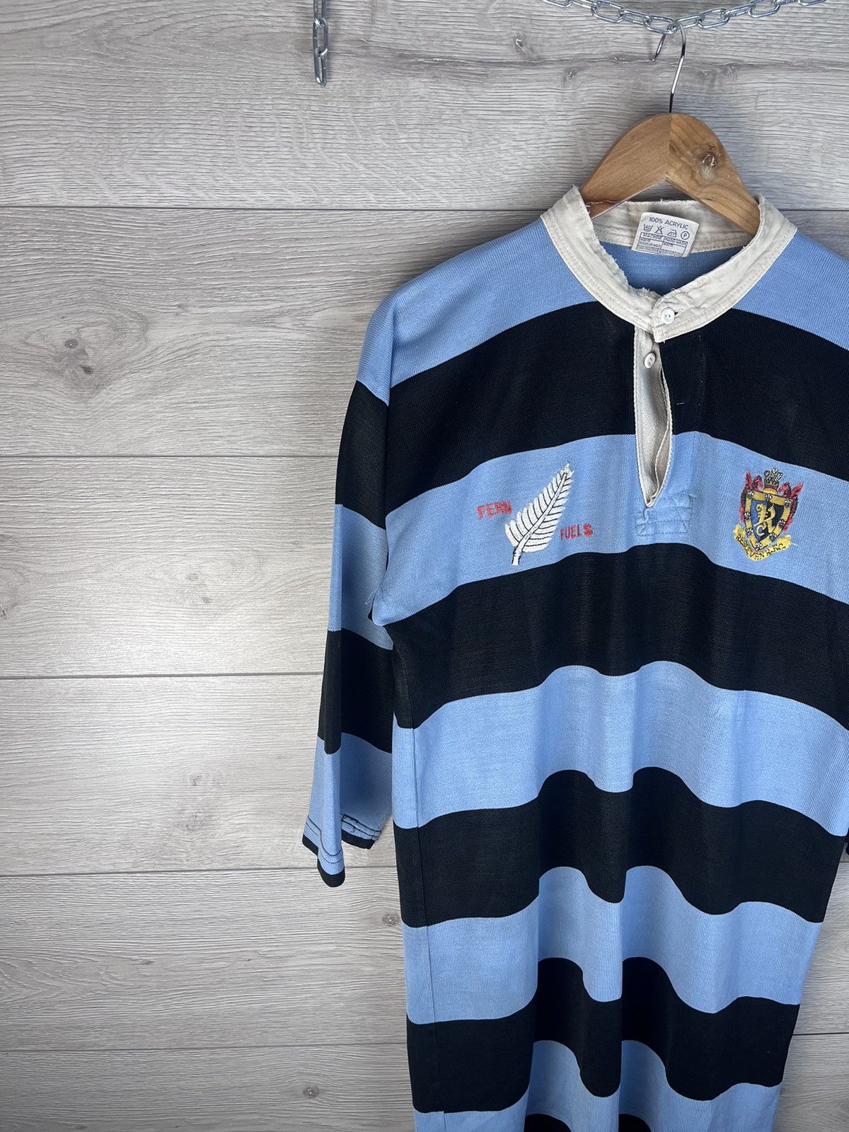 Salem Sportswear Men’s Very rare rugby jersey DERN FUELS Resolven R.F.C Size US XL / EU 56 / 4 - 2 Thumbnail