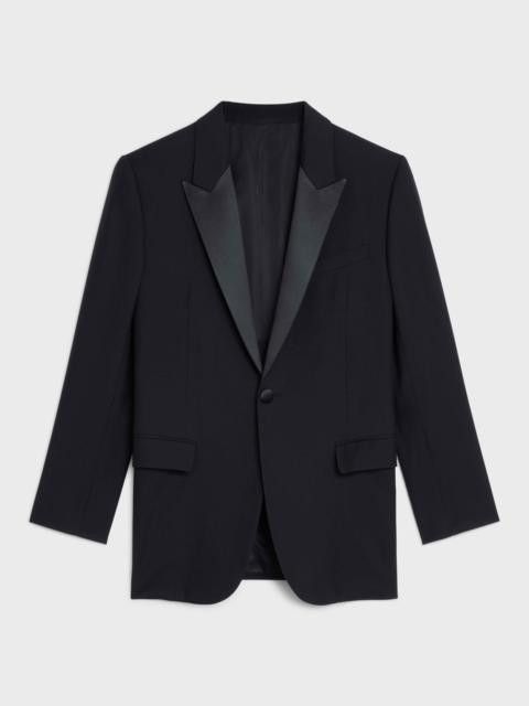 Celine o1w1db10125 2V91F650D Wool Jude Tux Jacket in Black Size XXS / US 00 / IT 34 - 1 Preview