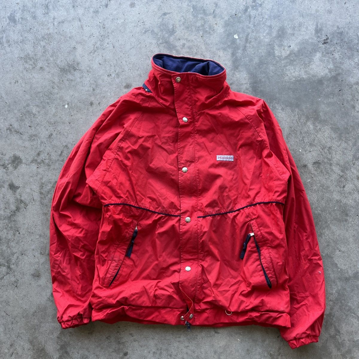 Vintage 90s Marmot Goretex Drizone Red Jacket | Grailed