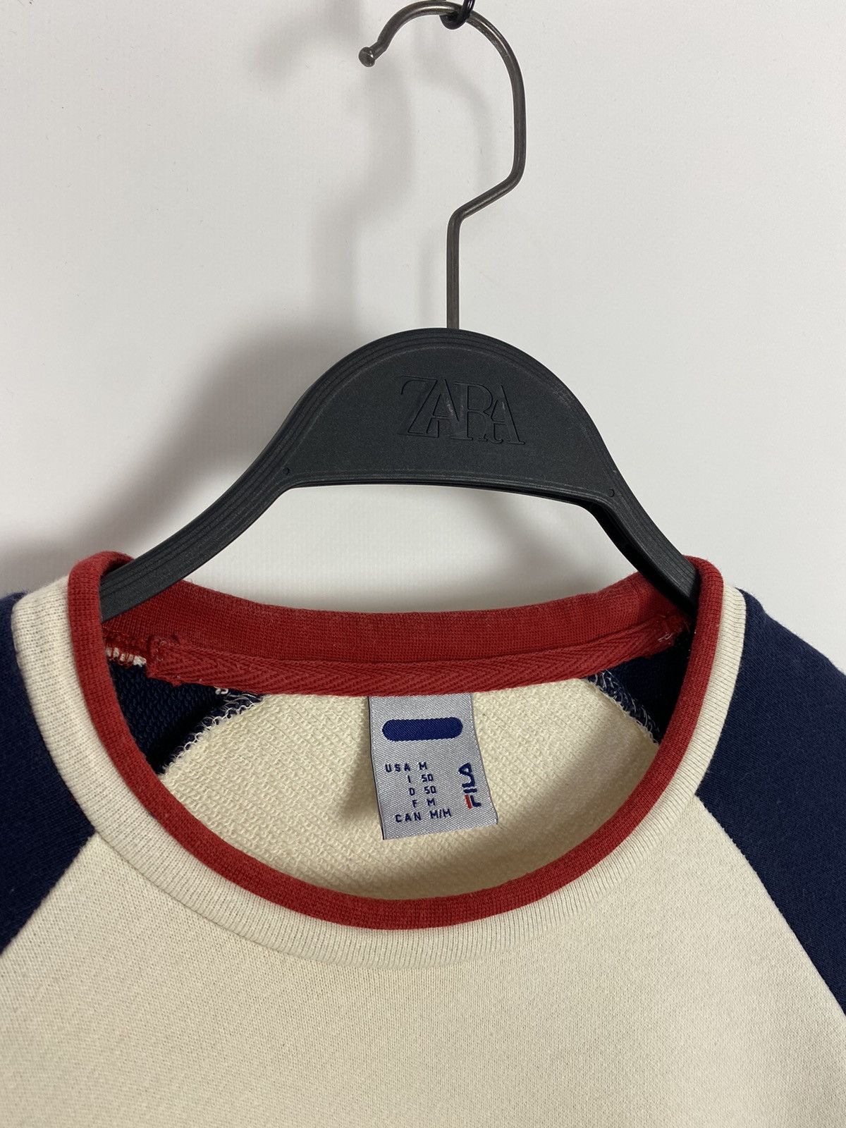 Fila Y2K Vintage Fila Embroidered Logo Two Tone Sweatshirt Size US M / EU 48-50 / 2 - 3 Thumbnail