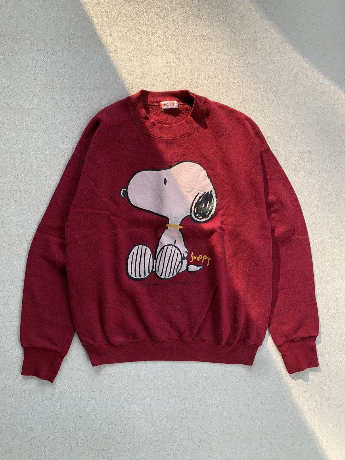 90s Vintage Snoopy Red Sweatshirt