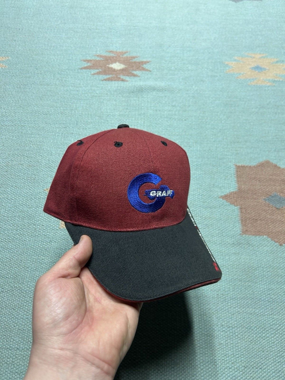 Vintage Vtg strapback hat Chevy Graff bay city Michigan car truck Size ONE SIZE - 1 Thumbnail