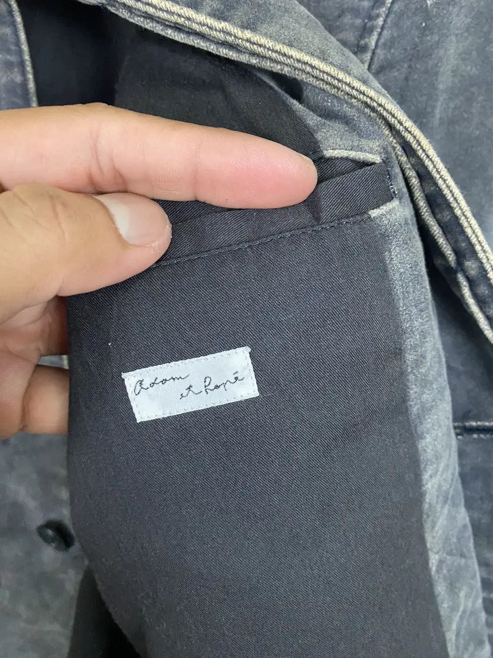 ADAM ET ROPE × Japanese Brand × Vintage Vtg Adam Et Rope Suede Military Jacket Size US S / EU 44-46 / 1 - 10 Thumbnail