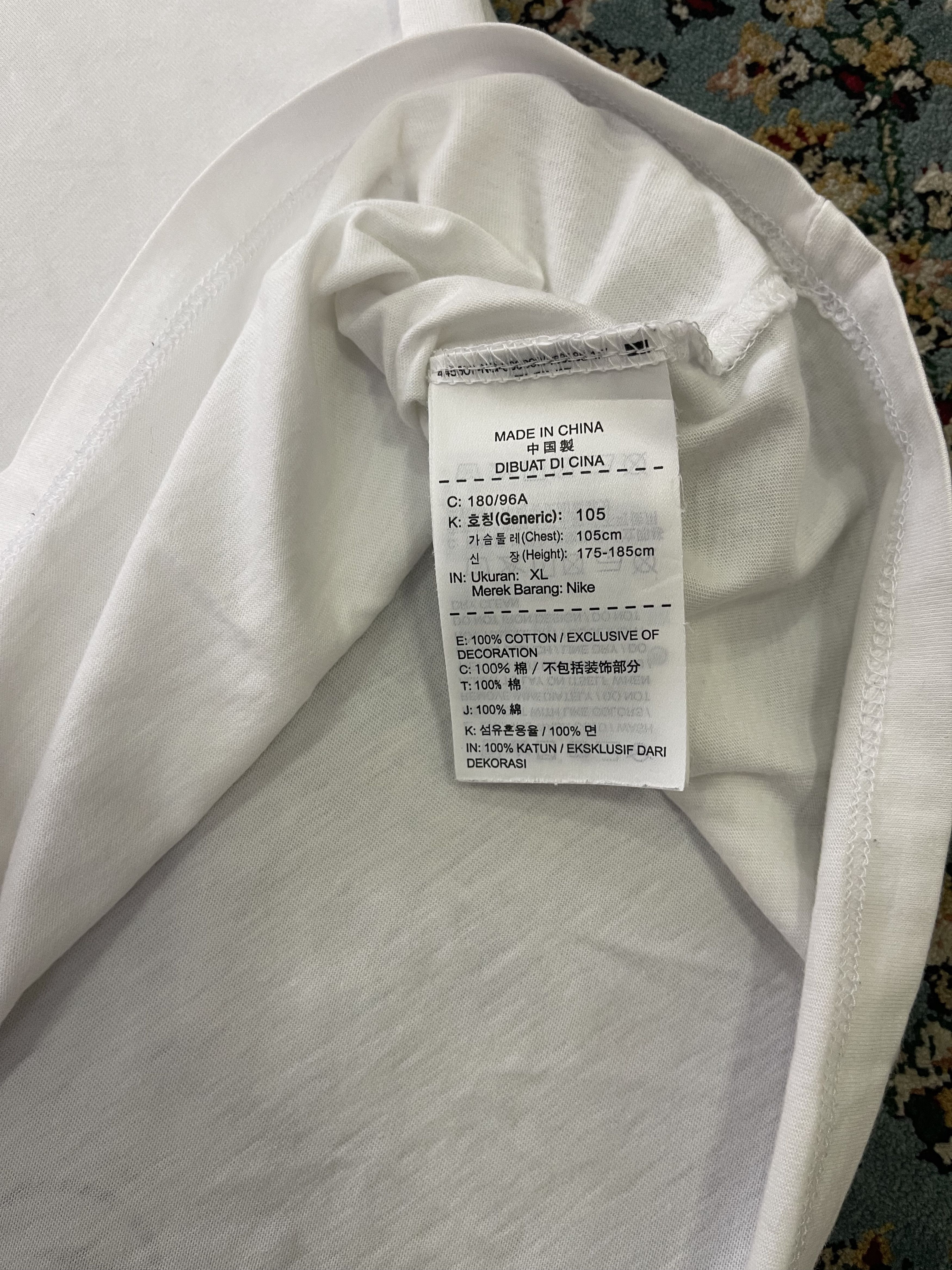 Fragment Design × Nike NikeLab MA5 Duo-Branding Interwoven Print Tee Size US XL / EU 56 / 4 - 11 Thumbnail