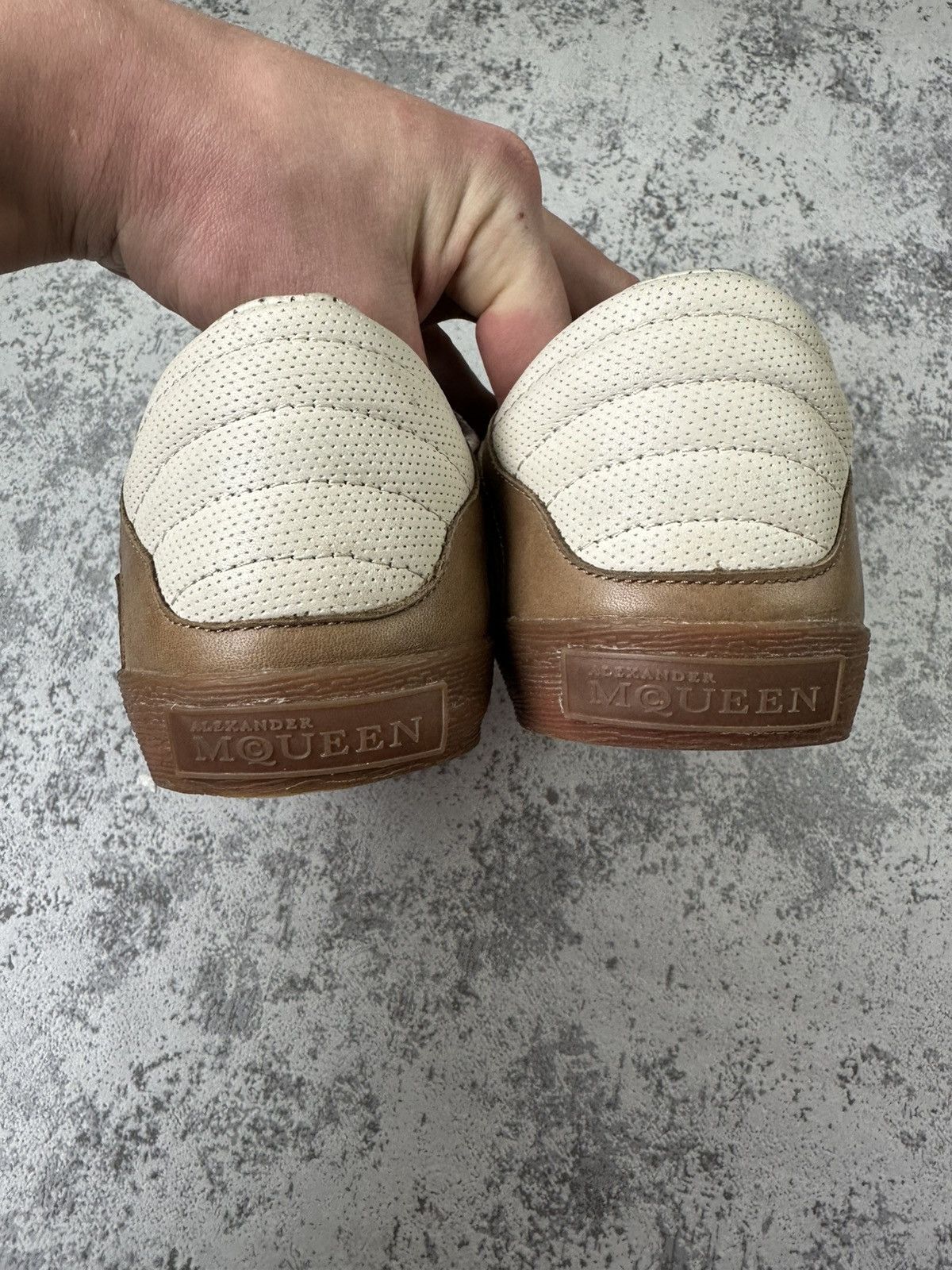 Alexander McQueen × Puma McQueen Puma Vintage Leather Sneaker Shoes Size US 9 / EU 42 - 5 Thumbnail