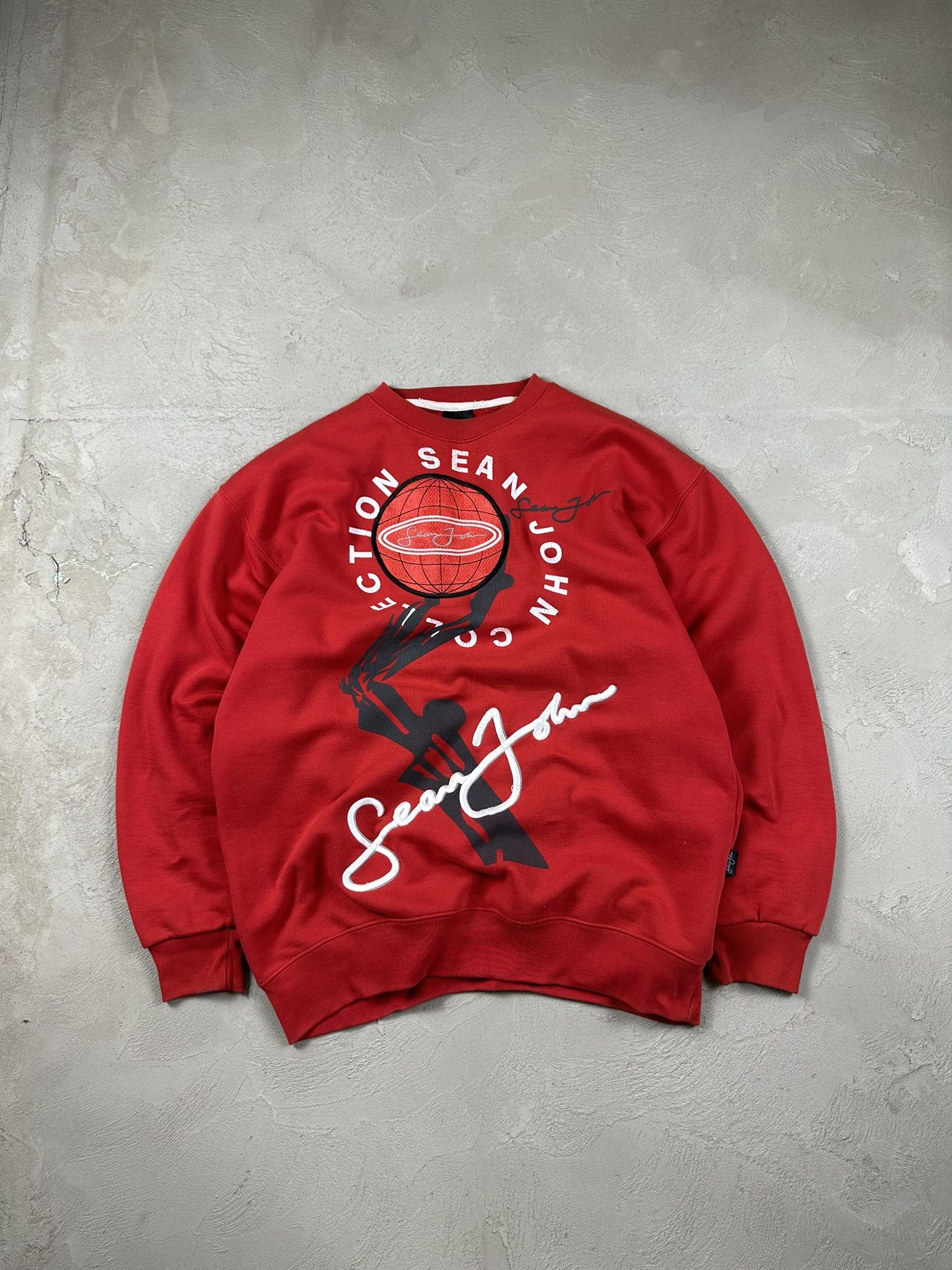 Sean John 2000s Vintage Sean John Hiphop Boxy Y2k Crewneck Size US XXL / EU 58 / 5 - 1 Thumbnail