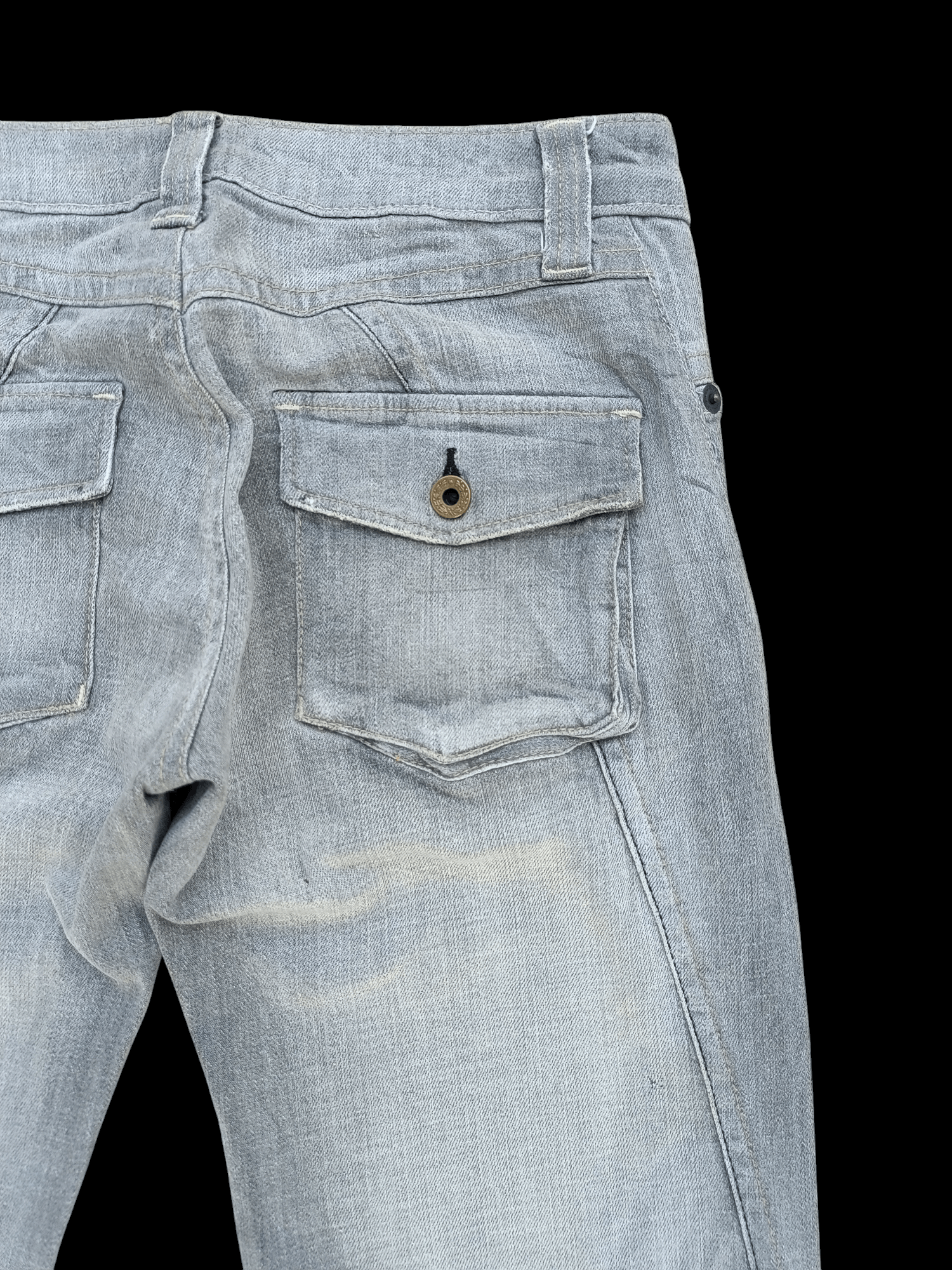 If Six Was Nine × Japanese Brand × Tornado Mart Vintage Camel Road Distressed Flare Jeans Size US 30 / EU 46 - 21 Thumbnail