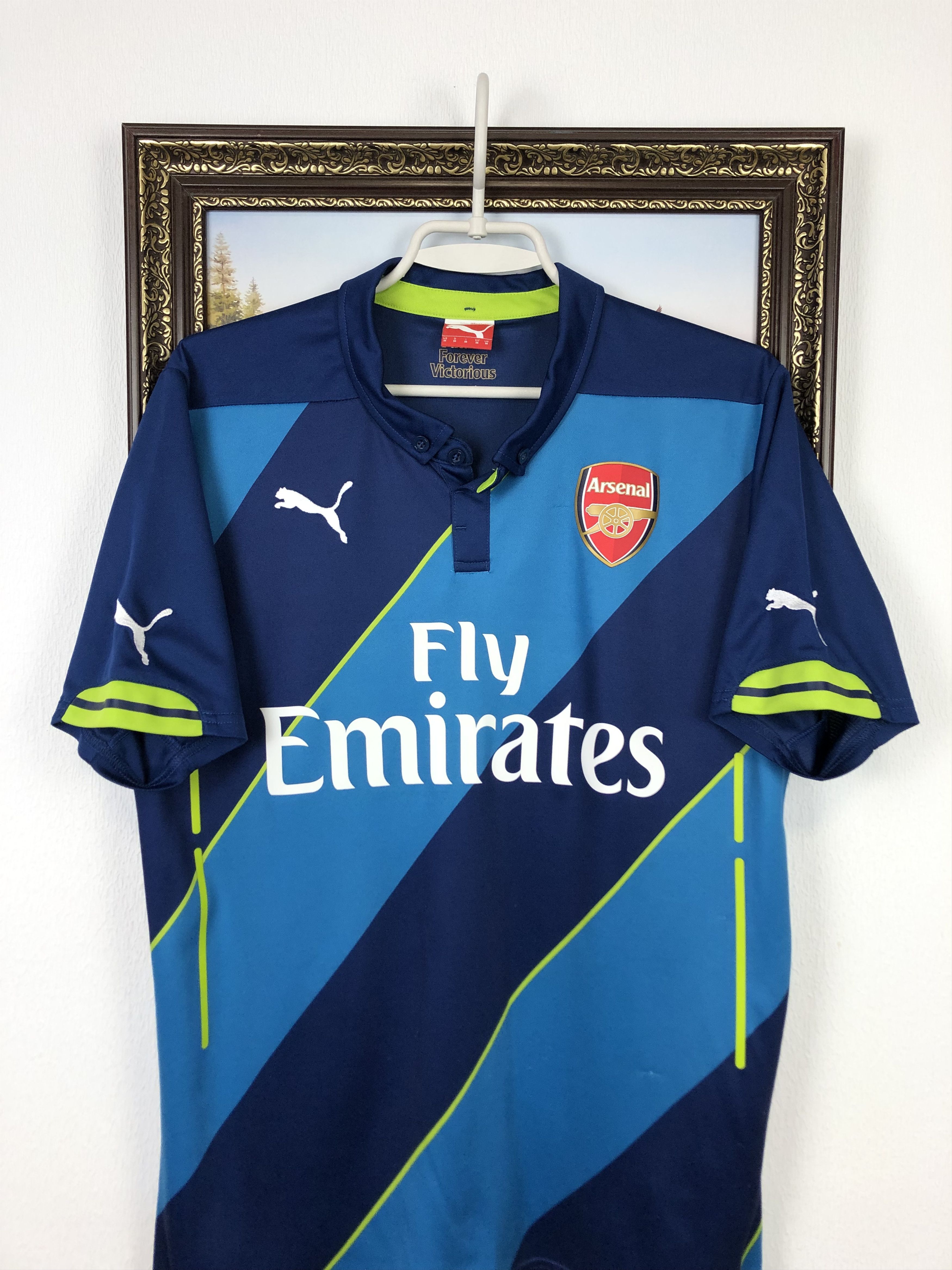 Puma Arsenal football shirt 2014 Soccer Jersey Gunners Tee Hype Size US M / EU 48-50 / 2 - 2 Thumbnail