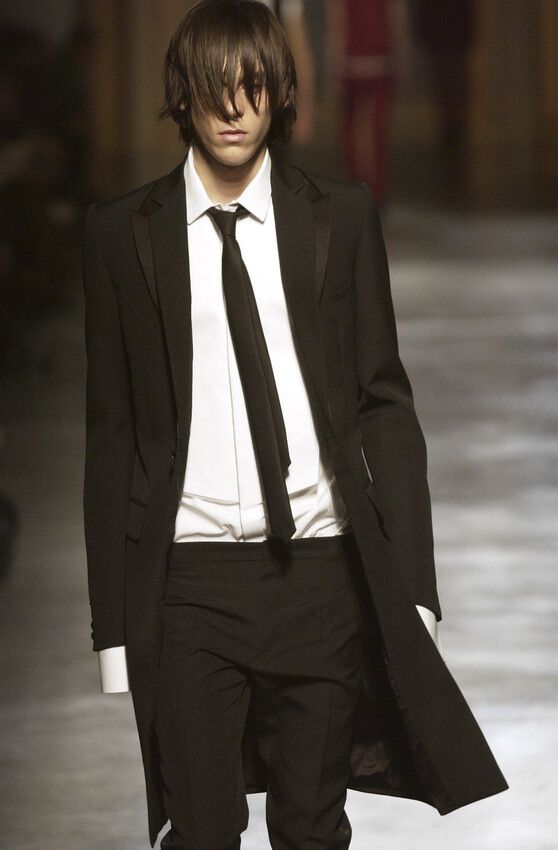 Dior AW02 Reflexion Double Lapel Le Smoking Collar Long Coat Size US M / EU 48-50 / 2 - 2 Thumbnail