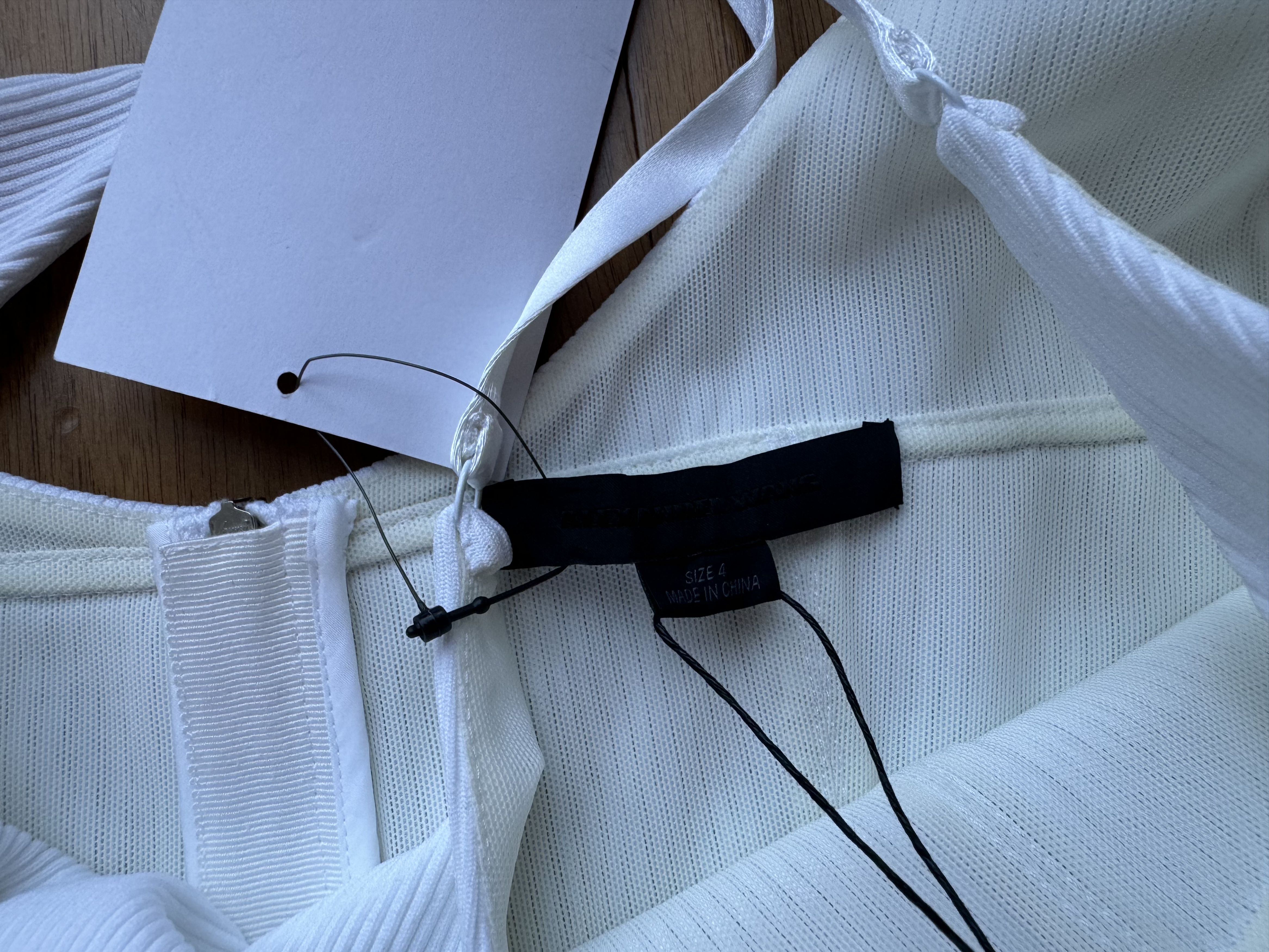 Alexander Wang Alexander Wang White Mini Dress On Bella Hadid New W Tag Size S / US 4 / IT 40 - 6 Thumbnail