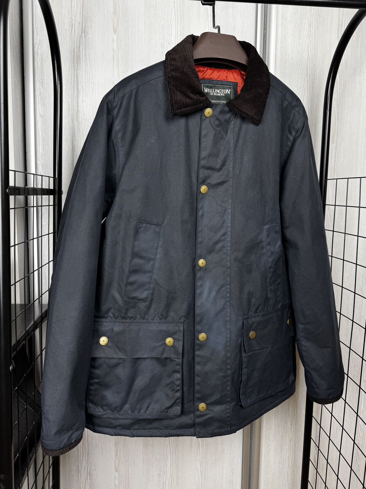 Daniel Wellington WELLINGTON OF BILMORE WAX JACKET ''STARBERG'' IN DARK BLUE Size US L / EU 52-54 / 3 - 8 Thumbnail