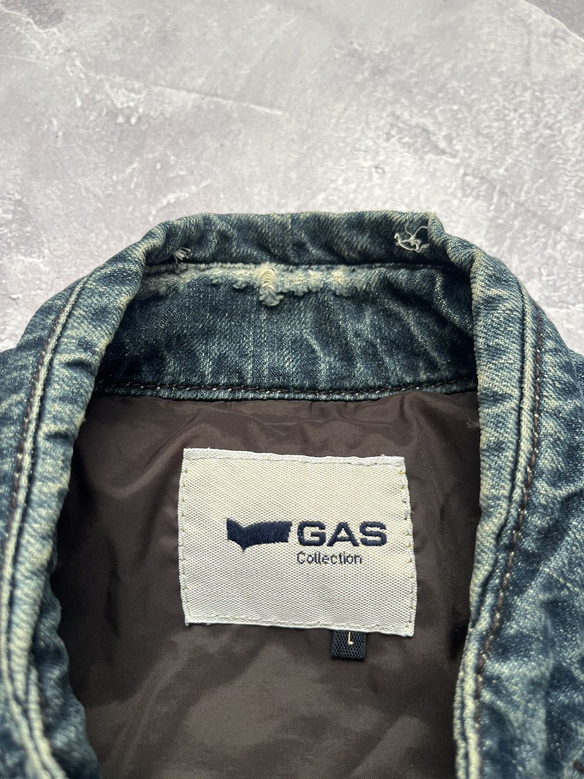 Honda Vintage Honda Racing Biker Gas Denim Jacket Blue Size L / US 10 / IT 46 - 14 Thumbnail