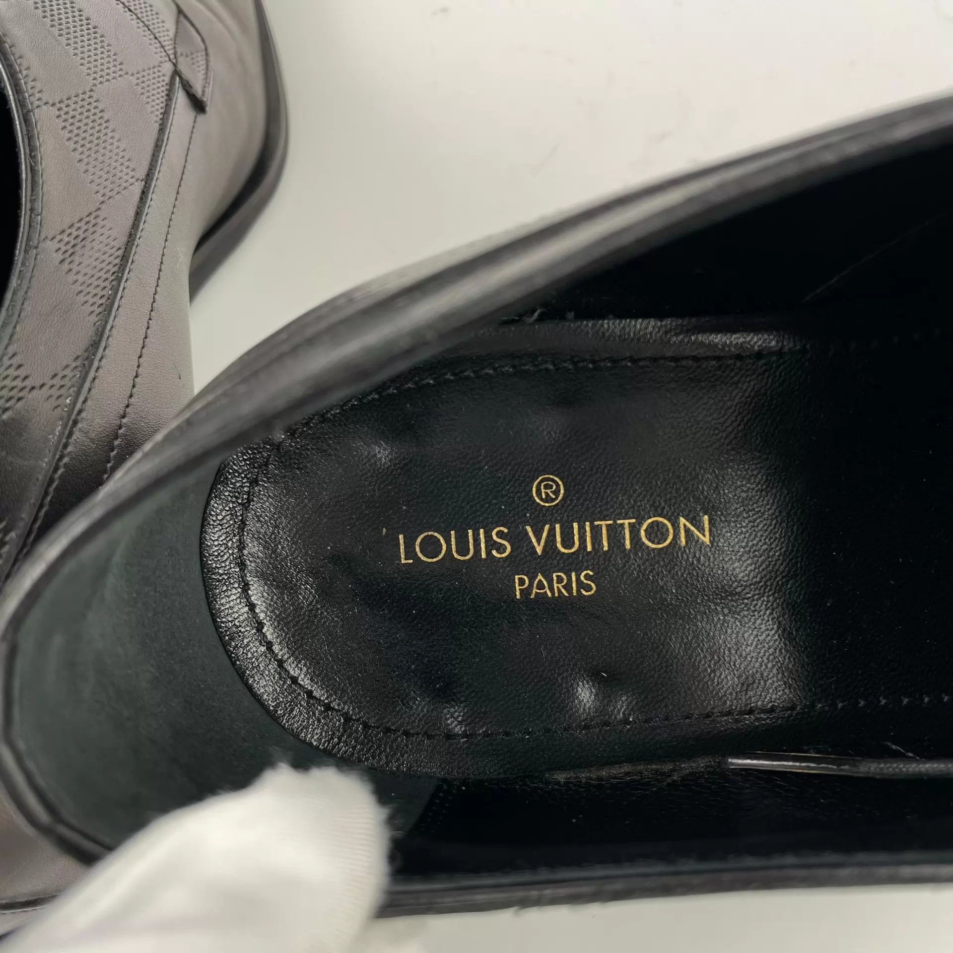 Louis Vuitton LV Black Leather Dress Shoes Size 7 Size US 8 / EU 41 - 8 Thumbnail