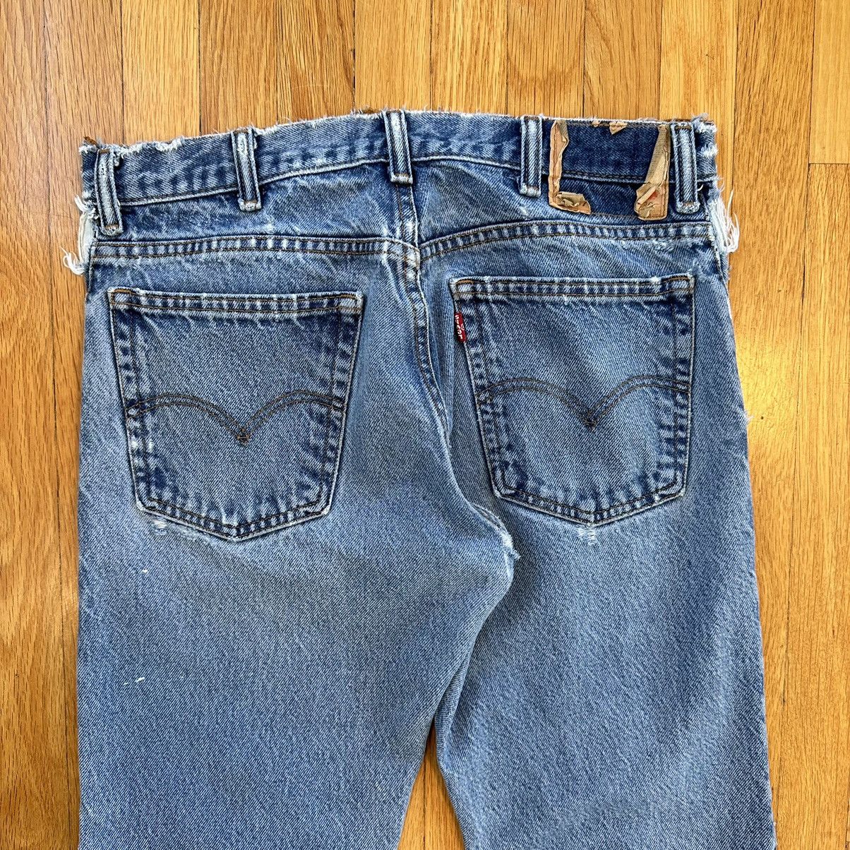 Levi's × Levi's Vintage Clothing × Vintage Levi’s 517 Destroyed Bootcut Jeans Size US 32 / EU 48 - 7 Thumbnail