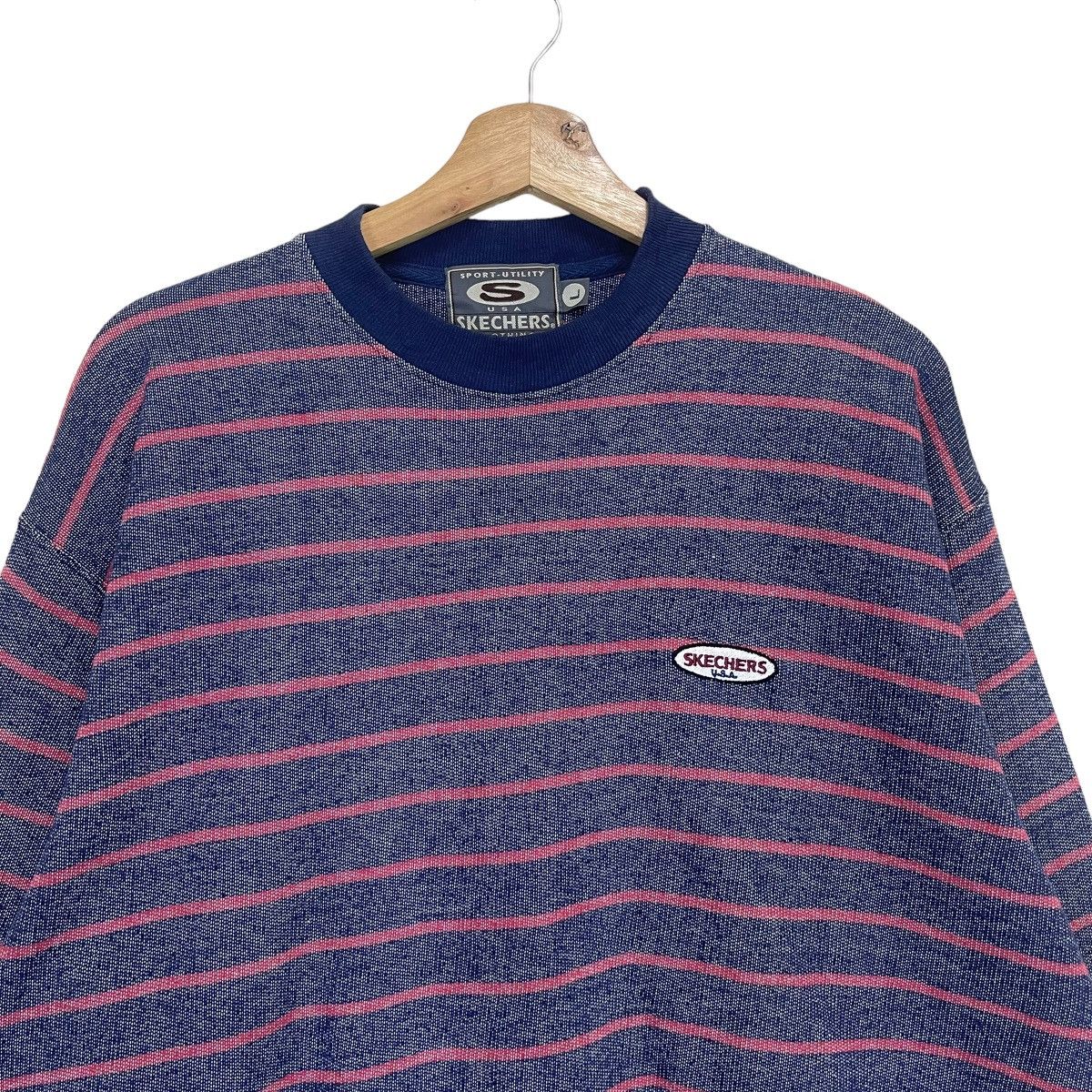 SKECHERS Vintage 90s Skechers Small Logo Crewneck Sweatshirt Size US L / EU 52-54 / 3 - 4 Thumbnail