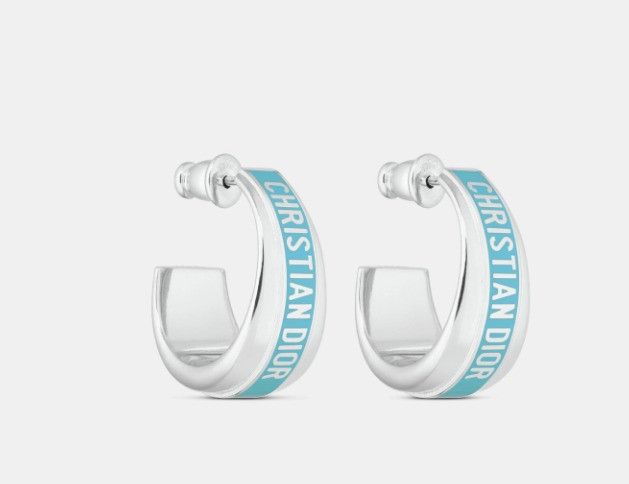 Dior o1w1db11224 Size: OS / Earrings in Silver & Blue Size ONE SIZE - 1 Thumbnail