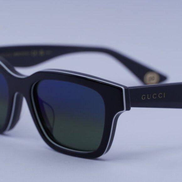 Gucci Gucci GG1641SA 003 Sunglasses Black Square Frame Size ONE SIZE - 2 Thumbnail