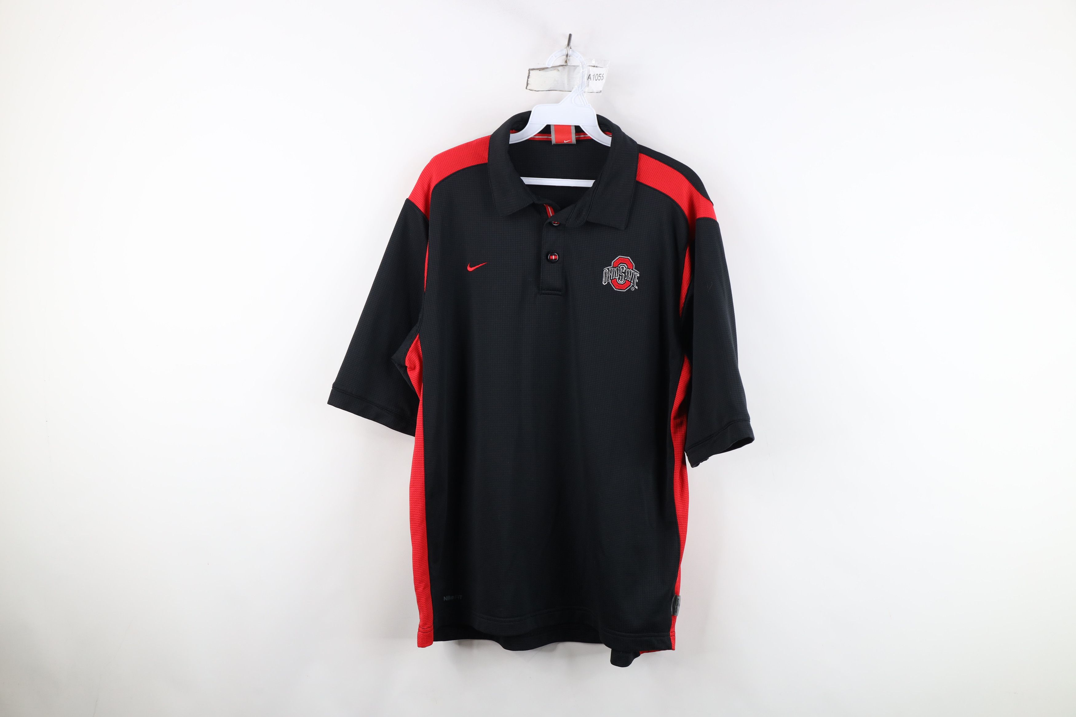 Nike Vintage Nike Scott Mini Swoosh Ohio State University Polo Size US M / EU 48-50 / 2 - 1 Thumbnail