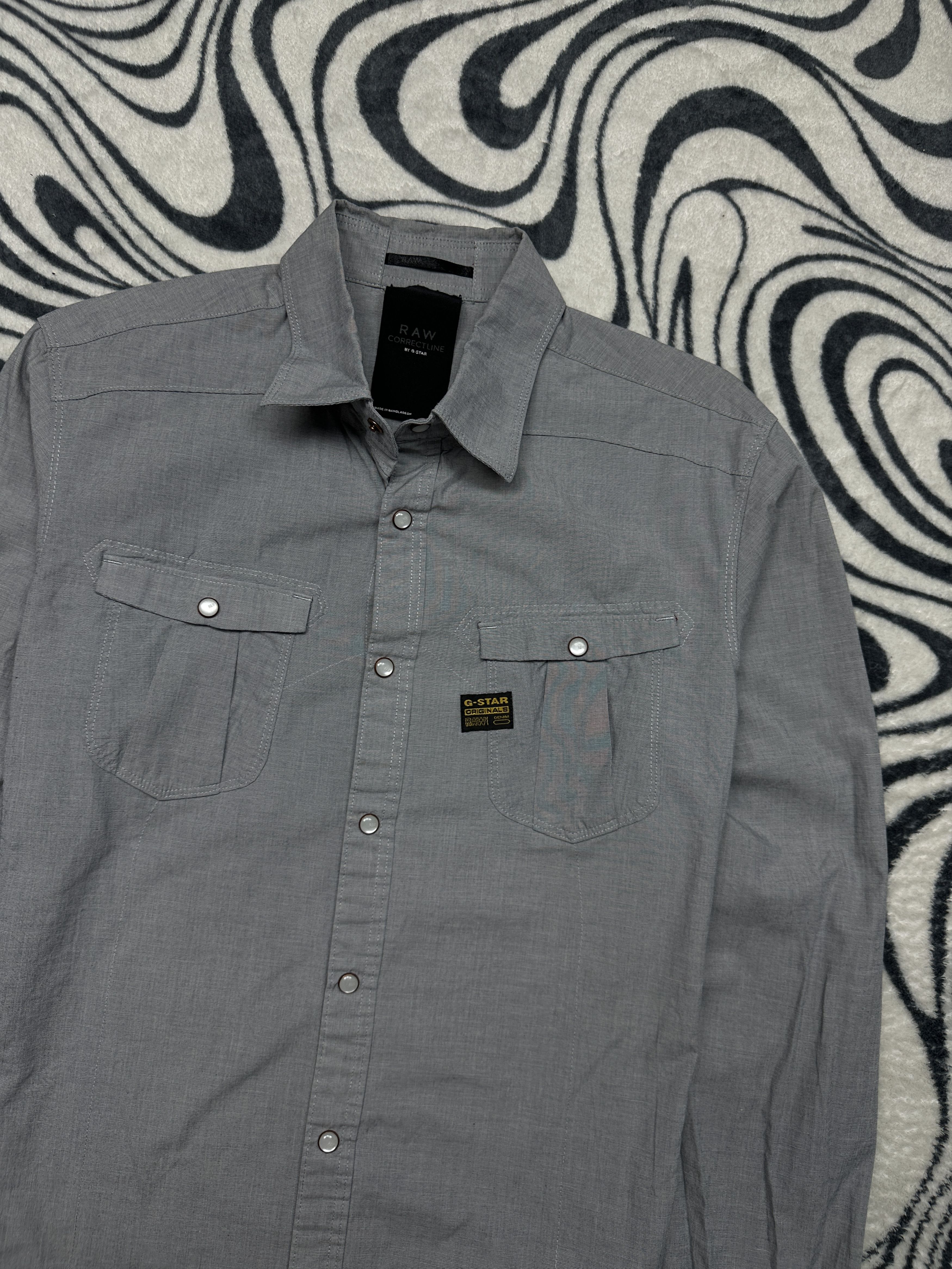 G-Star G Star Raw Mens Western Long Sleeve Shirt Size US L / EU 52-54 / 3 - 2 Thumbnail