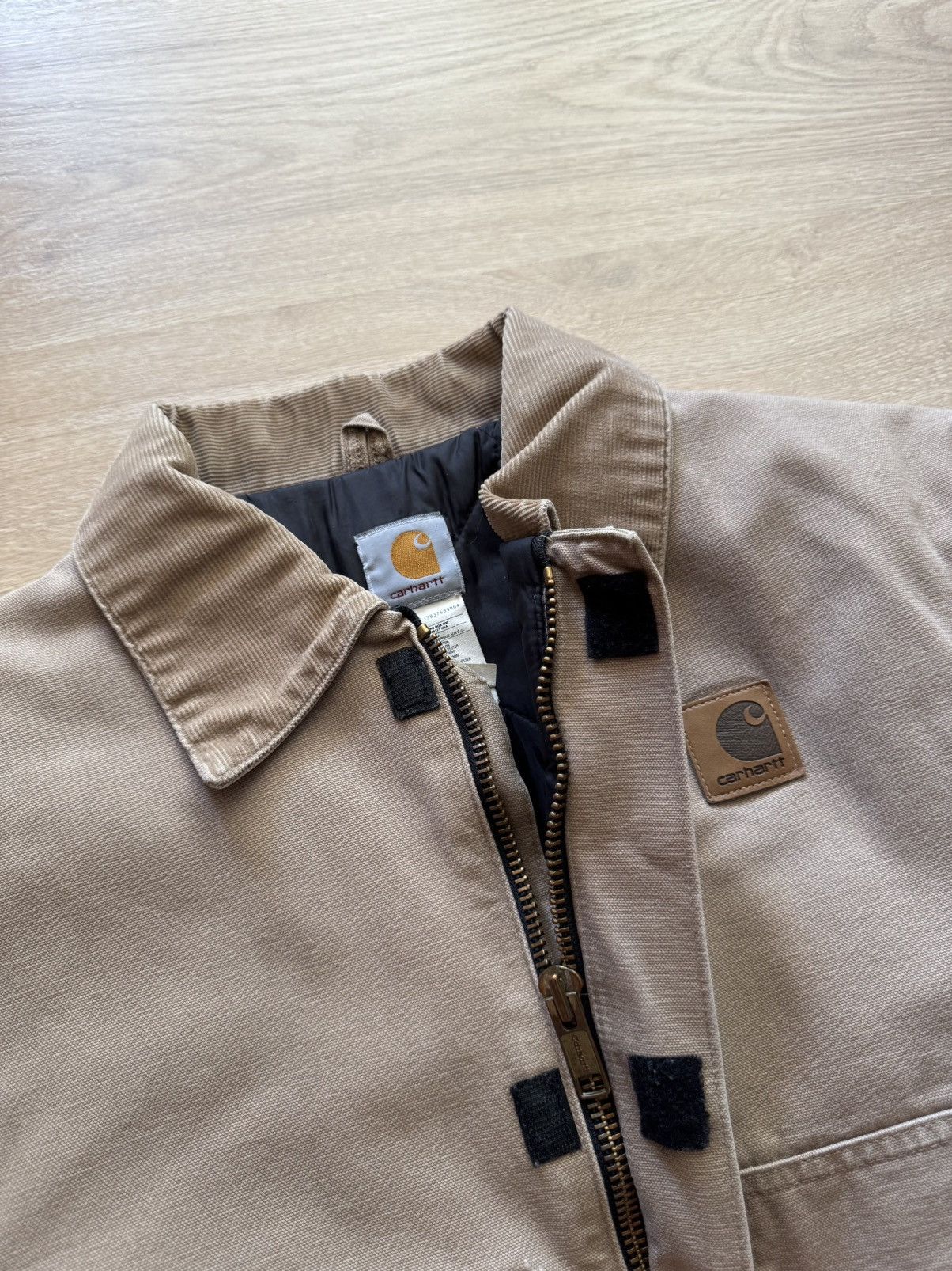 Carhartt Vintage 00’s Carhartt Arctic USA J22 SDL Tan Cropped Jacket Size US L / EU 52-54 / 3 - 8 Thumbnail