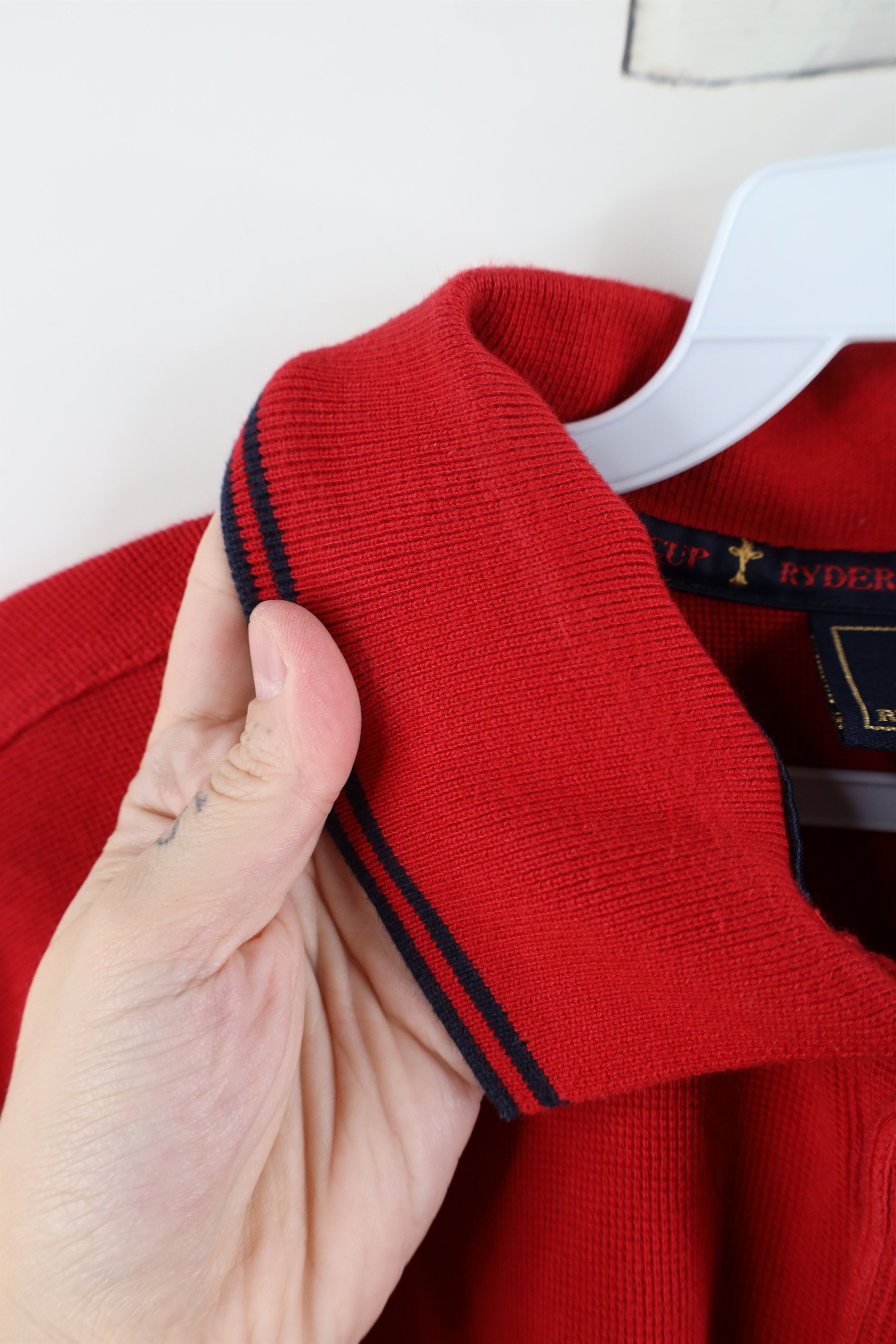 Vintage Vintage Y2K 2001 Knit Ryder Cup The Belfry Golf Polo Shirt Size US L / EU 52-54 / 3 - 9 Thumbnail