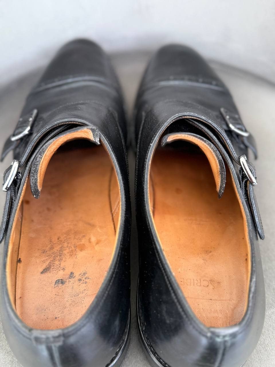 Bally Bally Scardino mens Black Leather Monks monk strap Loafers Size US 11.5 / EU 44-45 - 12 Thumbnail