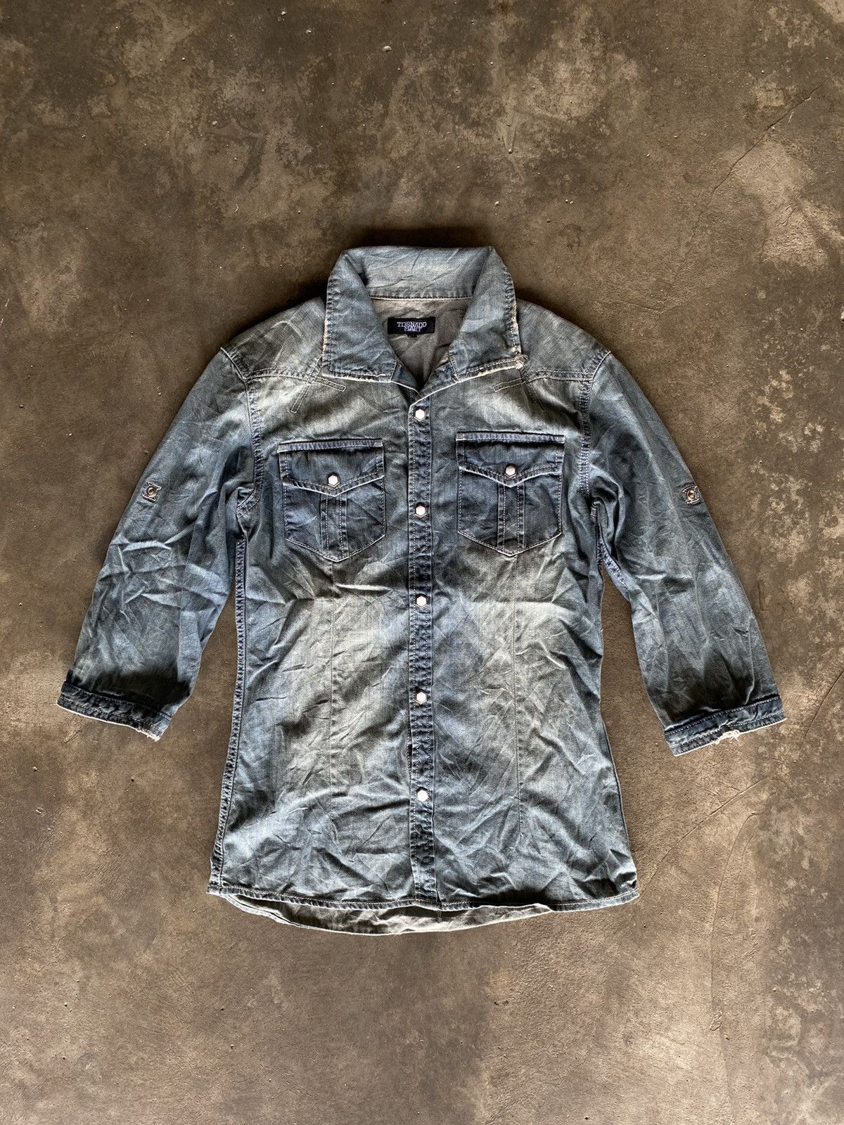 Tornado Mart TORNADO MART DENIM SHIRT Size US M / EU 48-50 / 2 - 1 Thumbnail