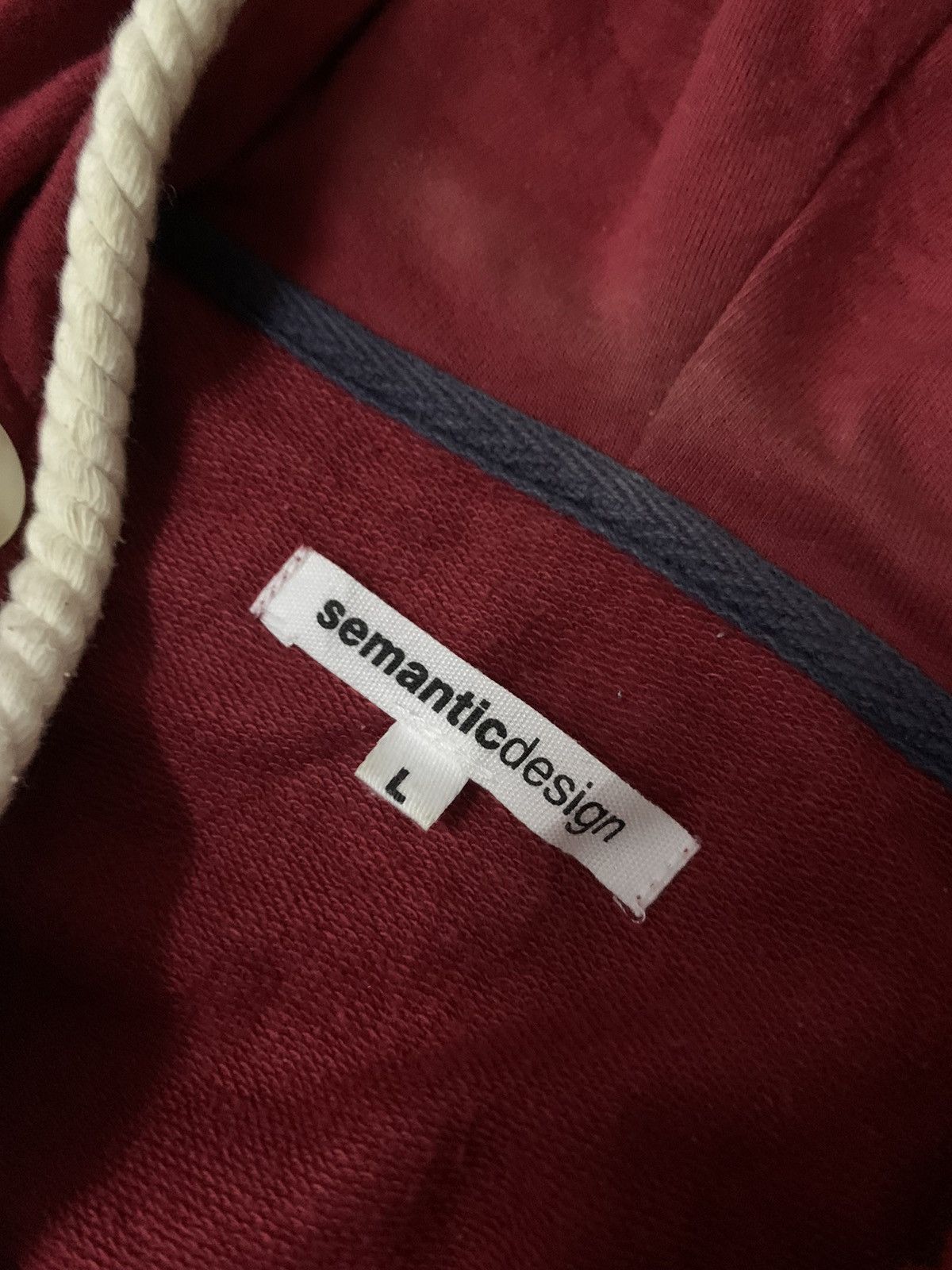 semanticdesign Vtg Japanese Semantic Design Hoodie Shirt Size M / US 6-8 / IT 42-44 - 5 Thumbnail