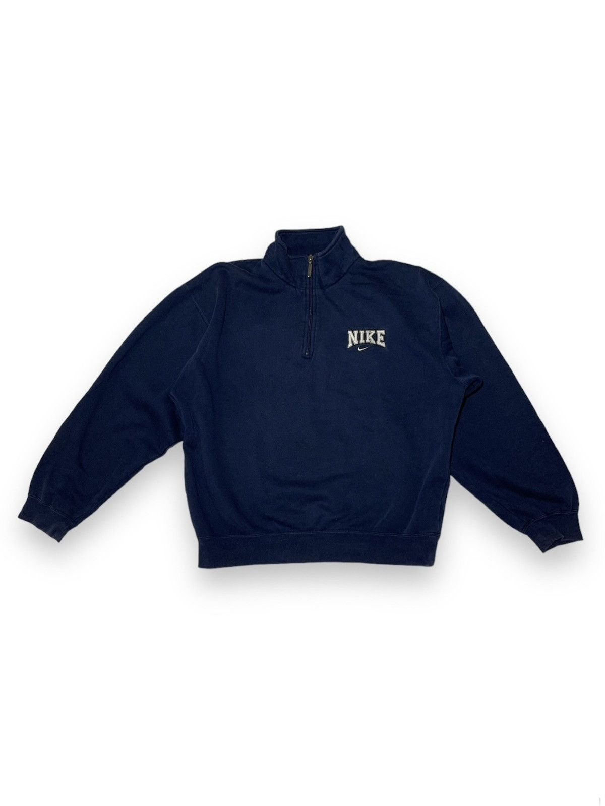 Nike Vintage Nike sweatshirt 90s M big logo swoosh Size M / US 6-8 / IT 42-44 - 2 Thumbnail