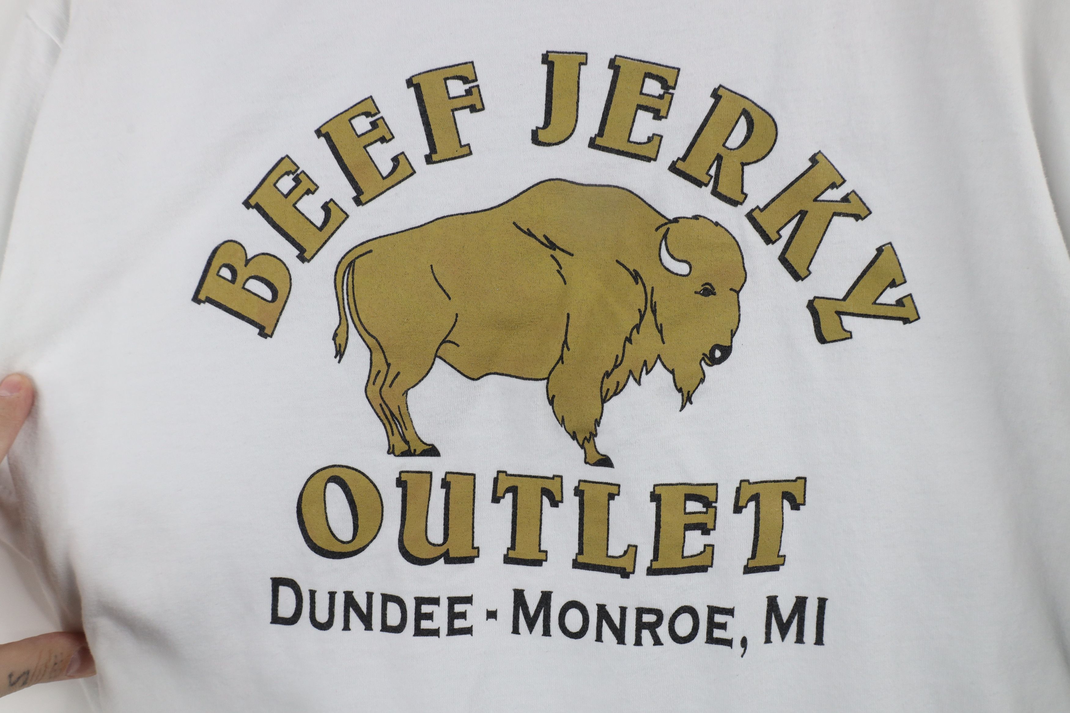 Vintage Vintage Beef Jerky Outlet Michigan Short Sleeve T-Shirt Size US M / EU 48-50 / 2 - 7 Thumbnail