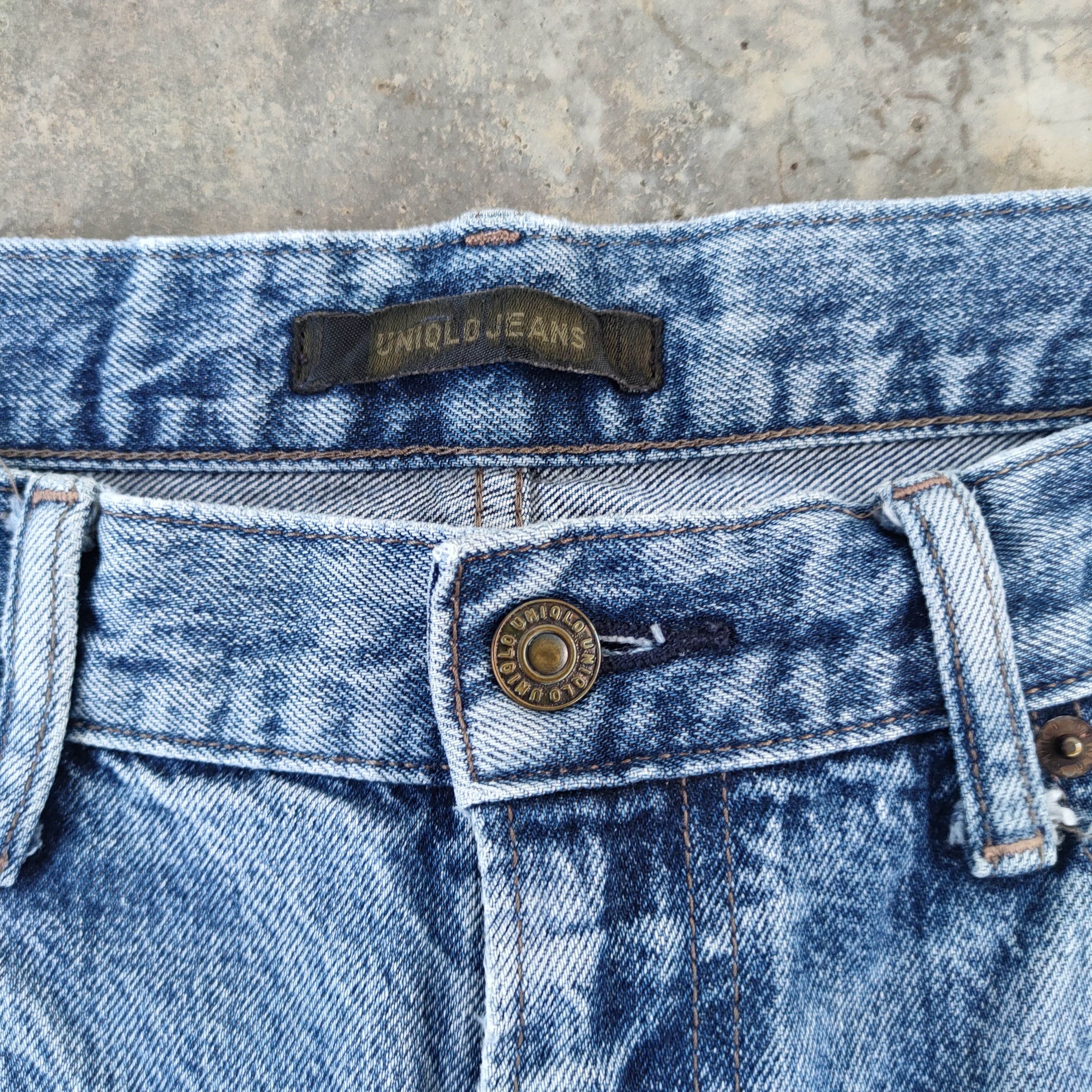 Japanese Brand VINTAGE JAPANESE RIPPED DISTRESSED JEANS PANTS Size US 36 / EU 52 - 6 Thumbnail