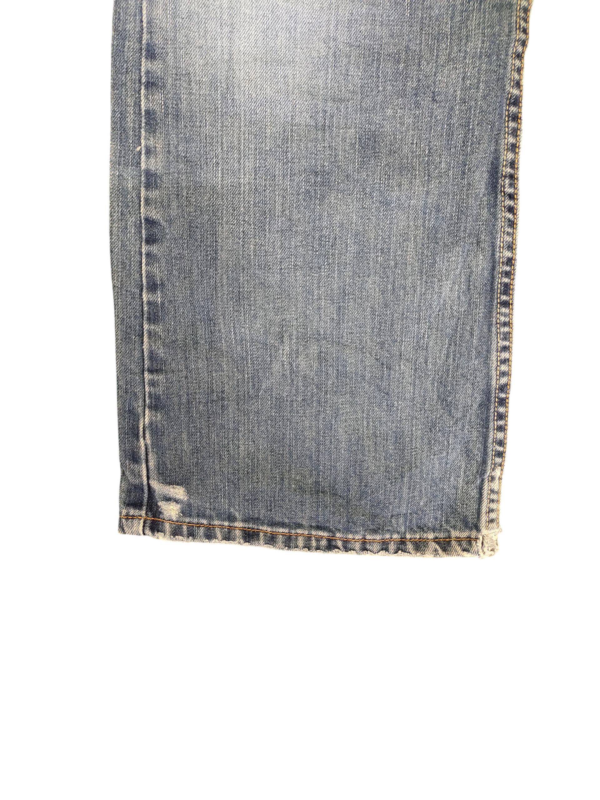 If Six Was Nine Flare Jeans Levis 527 Low Boot Cut Denim Distress Faded Size US 34 / EU 50 - 6 Thumbnail